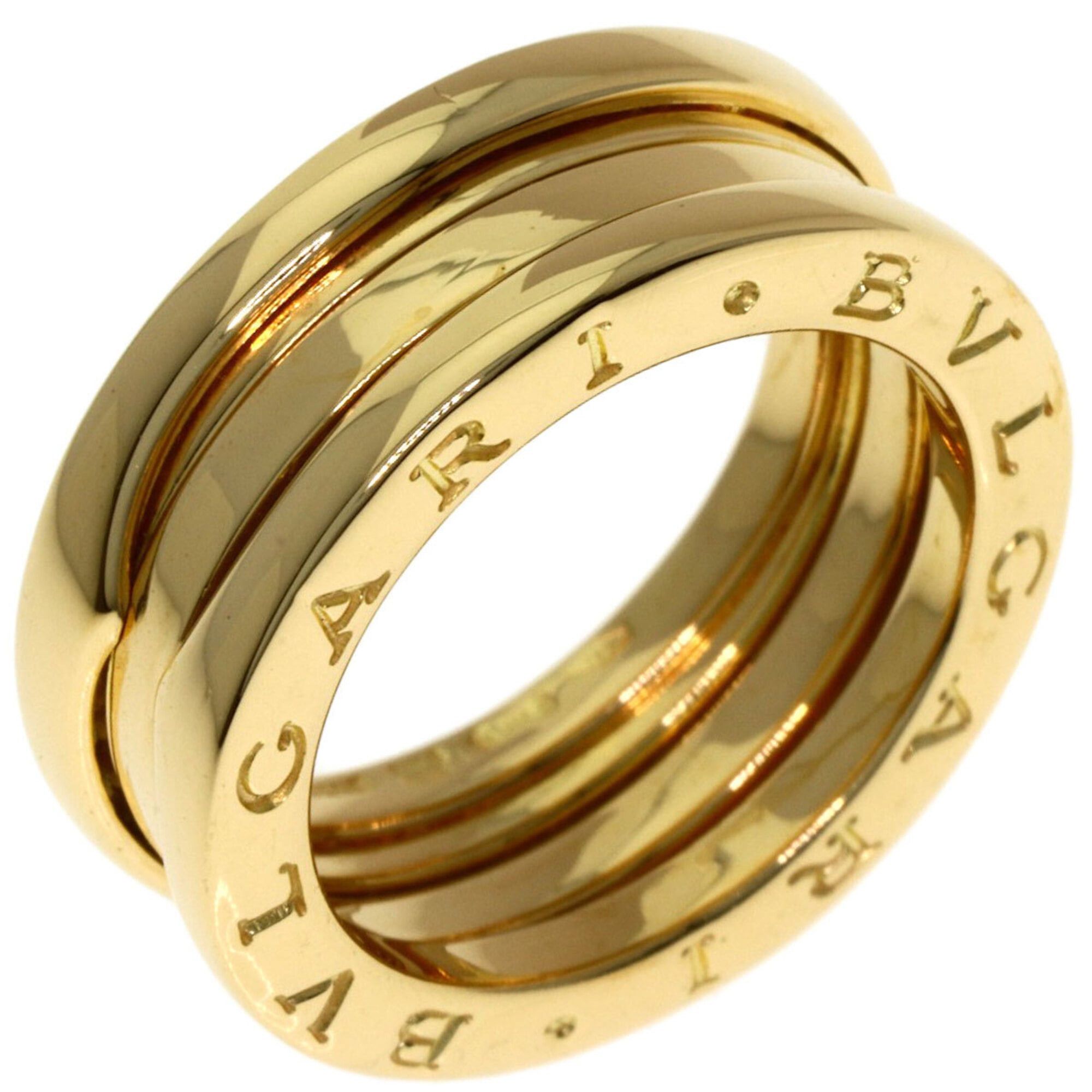 Bvlgari BVLGARI B-zero1 2-band ring #52, 18K yellow gold, women's. Size ONE SIZE - 2 Thumbnail