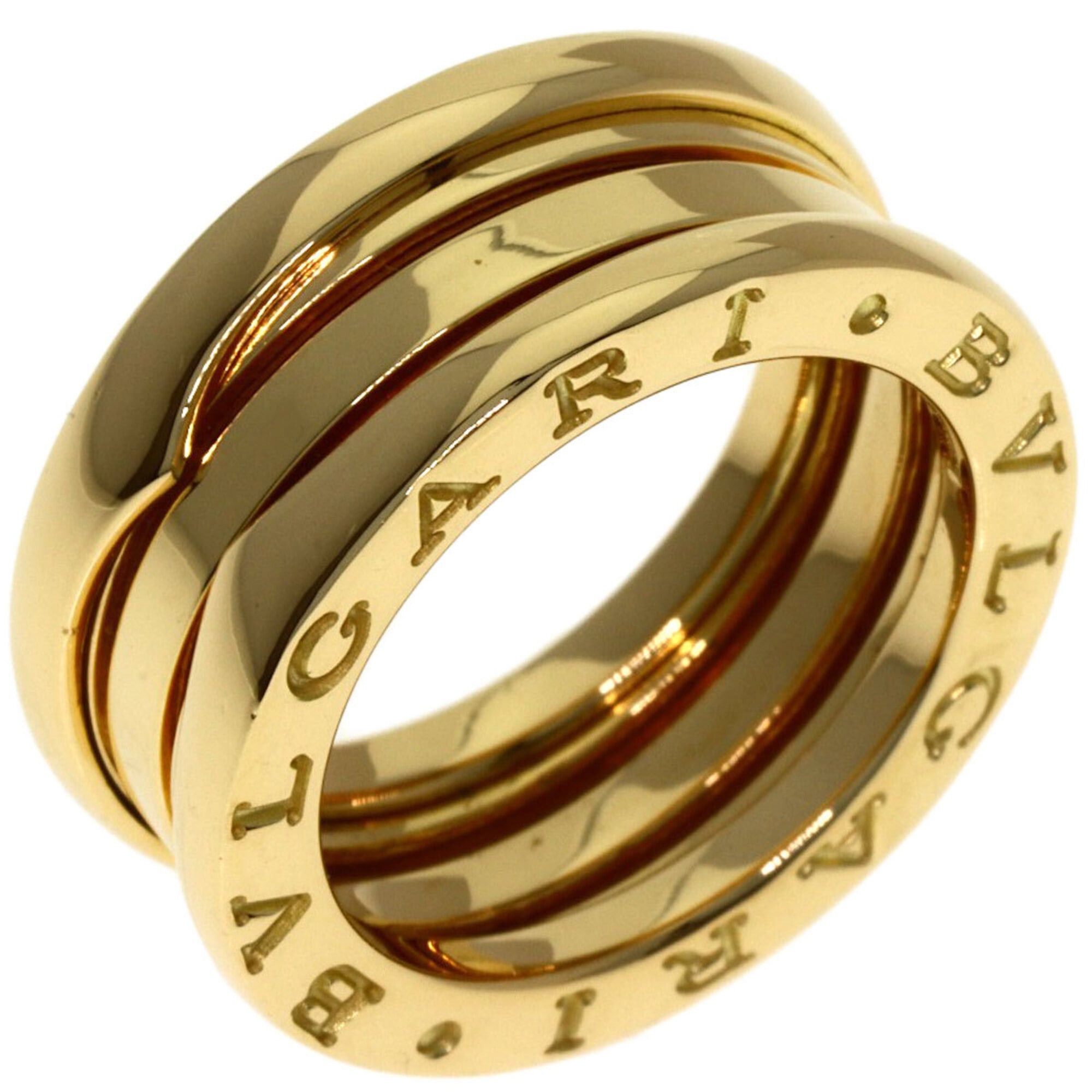 Bvlgari BVLGARI B-zero1 2-band ring #49, 18K yellow gold, women's. Size ONE SIZE - 2 Thumbnail
