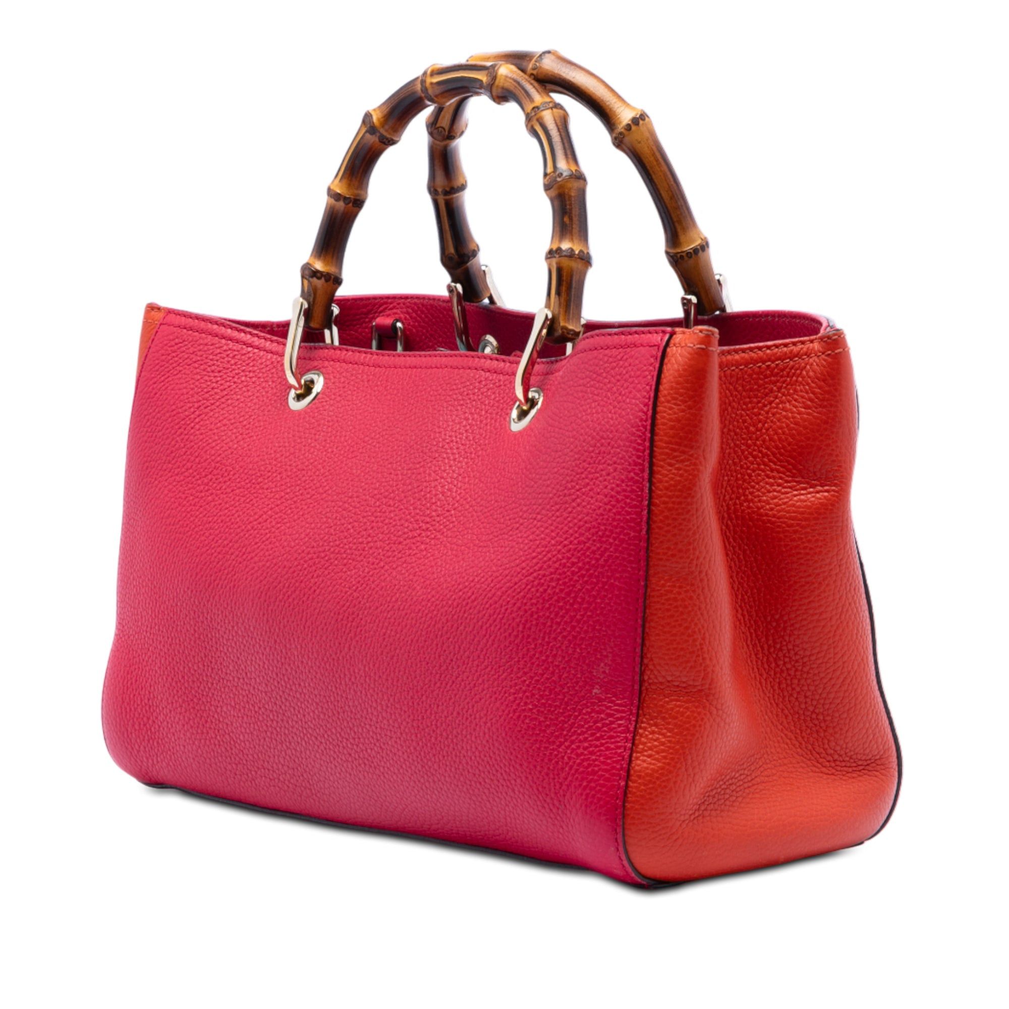 Gucci Medium Calfskin Bamboo Shopper Satchel Size ONE SIZE - 2 Thumbnail