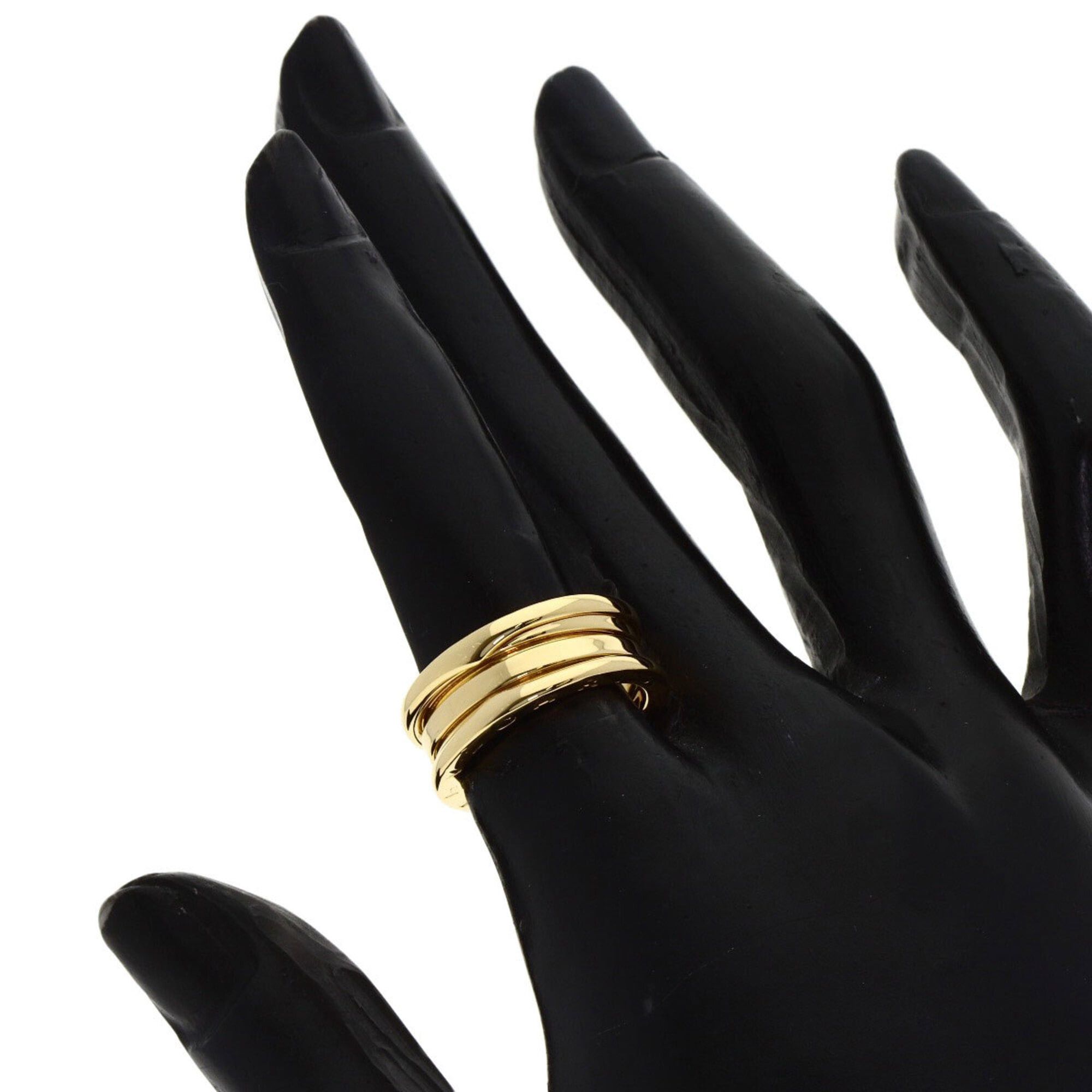 Bvlgari Bulgari B-zero1 2-band ring #50, 18K yellow gold, women's BVLGARI Size ONE SIZE - 5 Thumbnail
