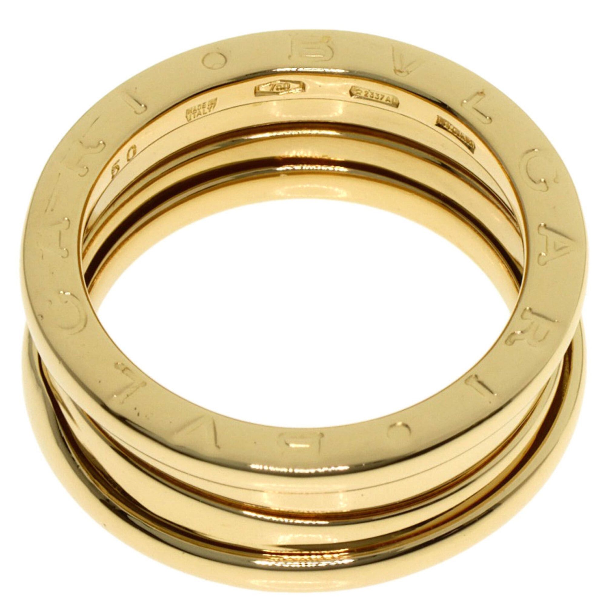 Bvlgari Bulgari B-zero1 2-band ring #50, 18K yellow gold, women's BVLGARI Size ONE SIZE - 4 Thumbnail