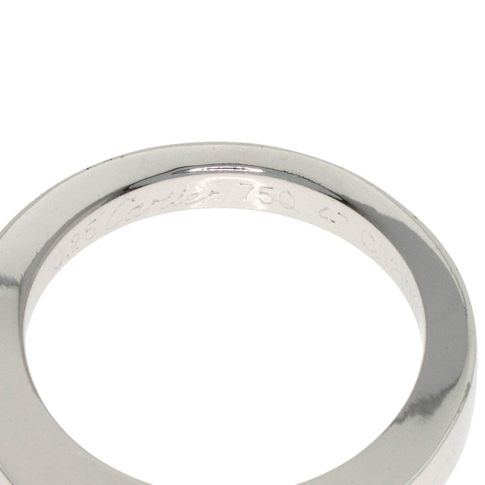 Cartier Cartier Date with Diamond Ring, Size 47, 18K White Gold, Women's. Size ONE SIZE - 5 Thumbnail
