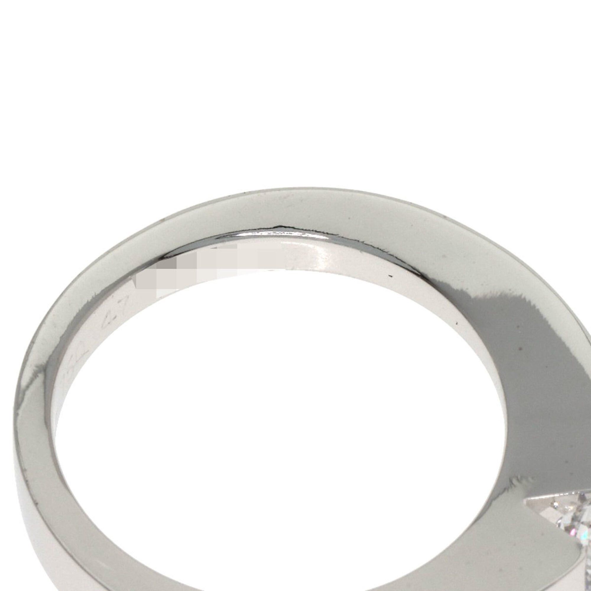 Cartier Cartier Date with Diamond Ring, Size 47, 18K White Gold, Women's. Size ONE SIZE - 6 Thumbnail