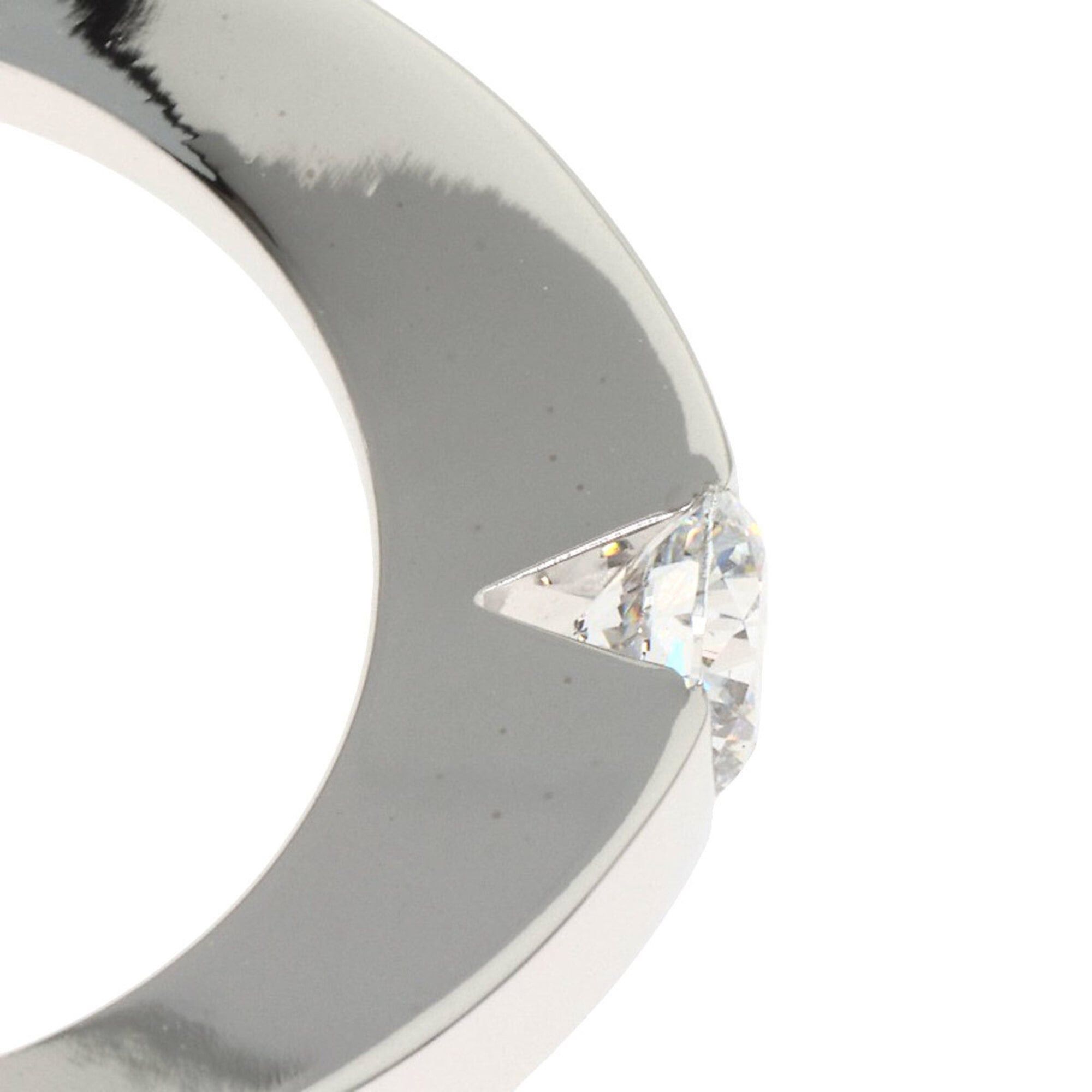 Cartier Cartier Date with Diamond Ring, Size 47, 18K White Gold, Women's. Size ONE SIZE - 8 Thumbnail