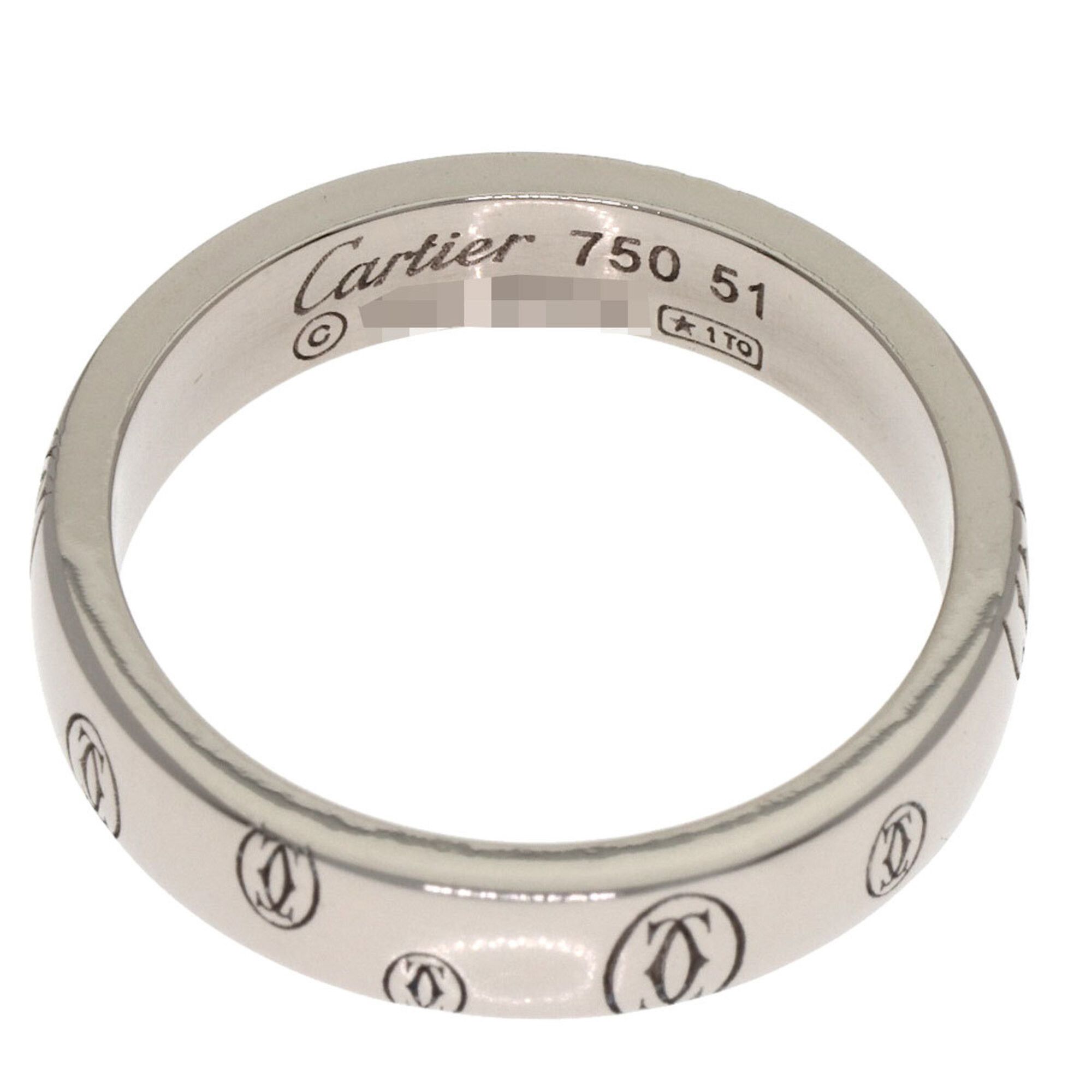 Cartier Cartier Happy Birthday #51 Ring, 18K White Gold, Women's, CARTIER Size ONE SIZE - 4 Thumbnail