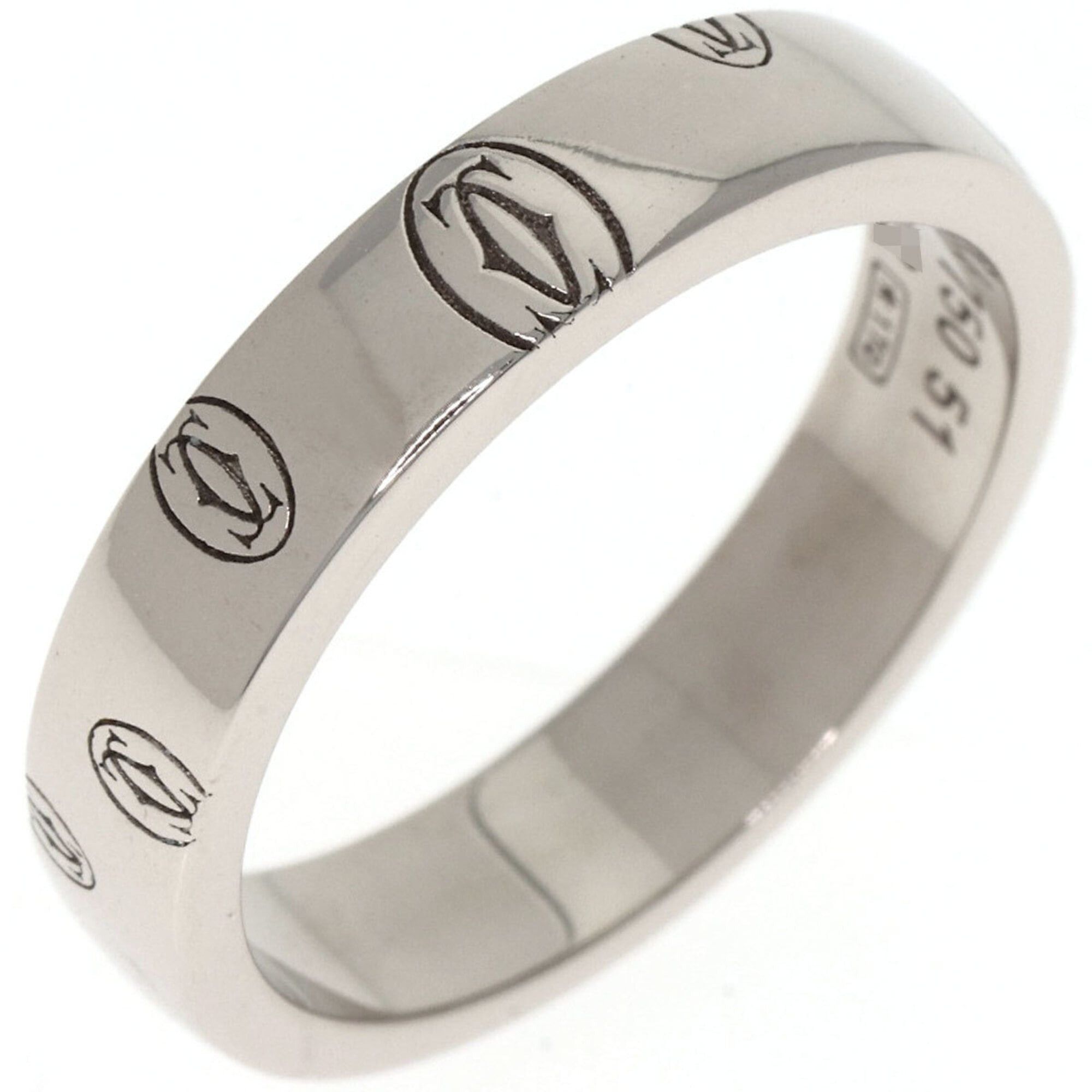 Cartier Cartier Happy Birthday #51 Ring, 18K White Gold, Women's, CARTIER Size ONE SIZE - 2 Thumbnail