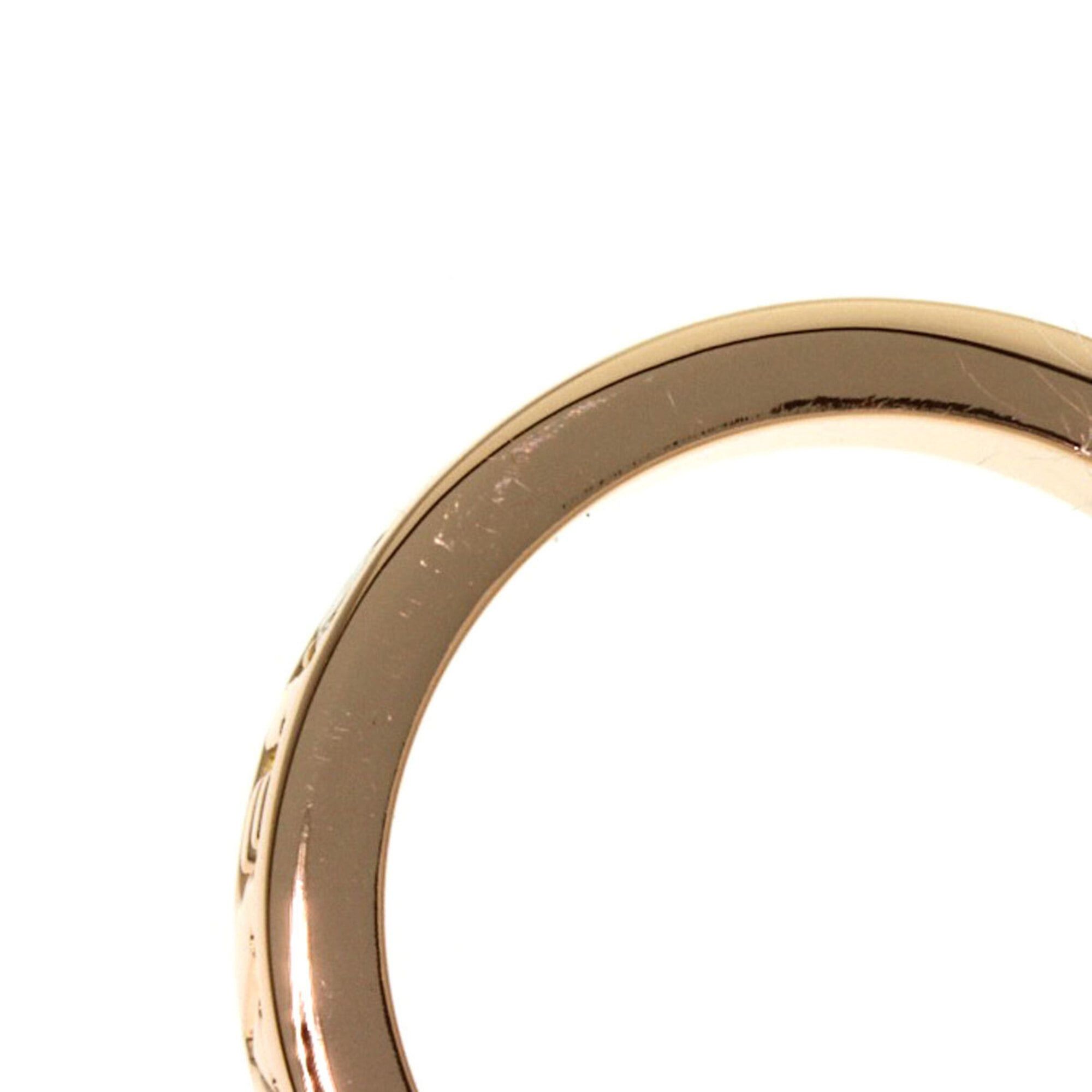Bvlgari Bulgari Double Logo 1P Diamond Ring 18K Pink Gold Women's BVLGARI Size ONE SIZE - 7 Thumbnail