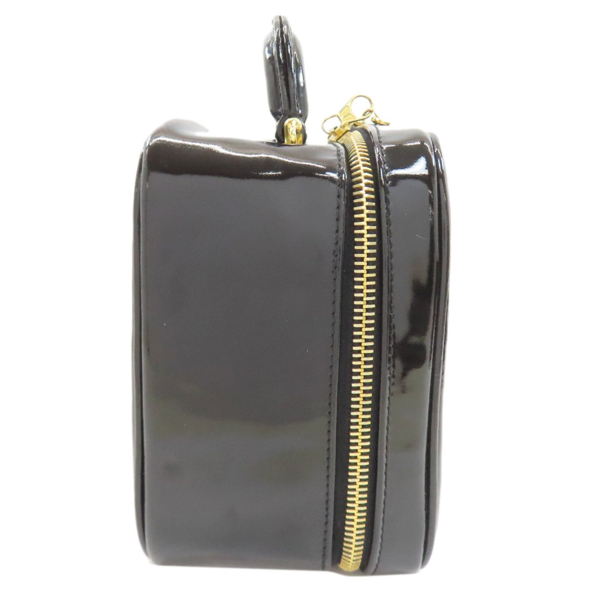Chanel Chanel Vanity Case with Coco Mark, Gold Hardware, 2-Way Handbag, Patent Leather, Women's CHANEL Size ONE SIZE - 3 Thumbnail