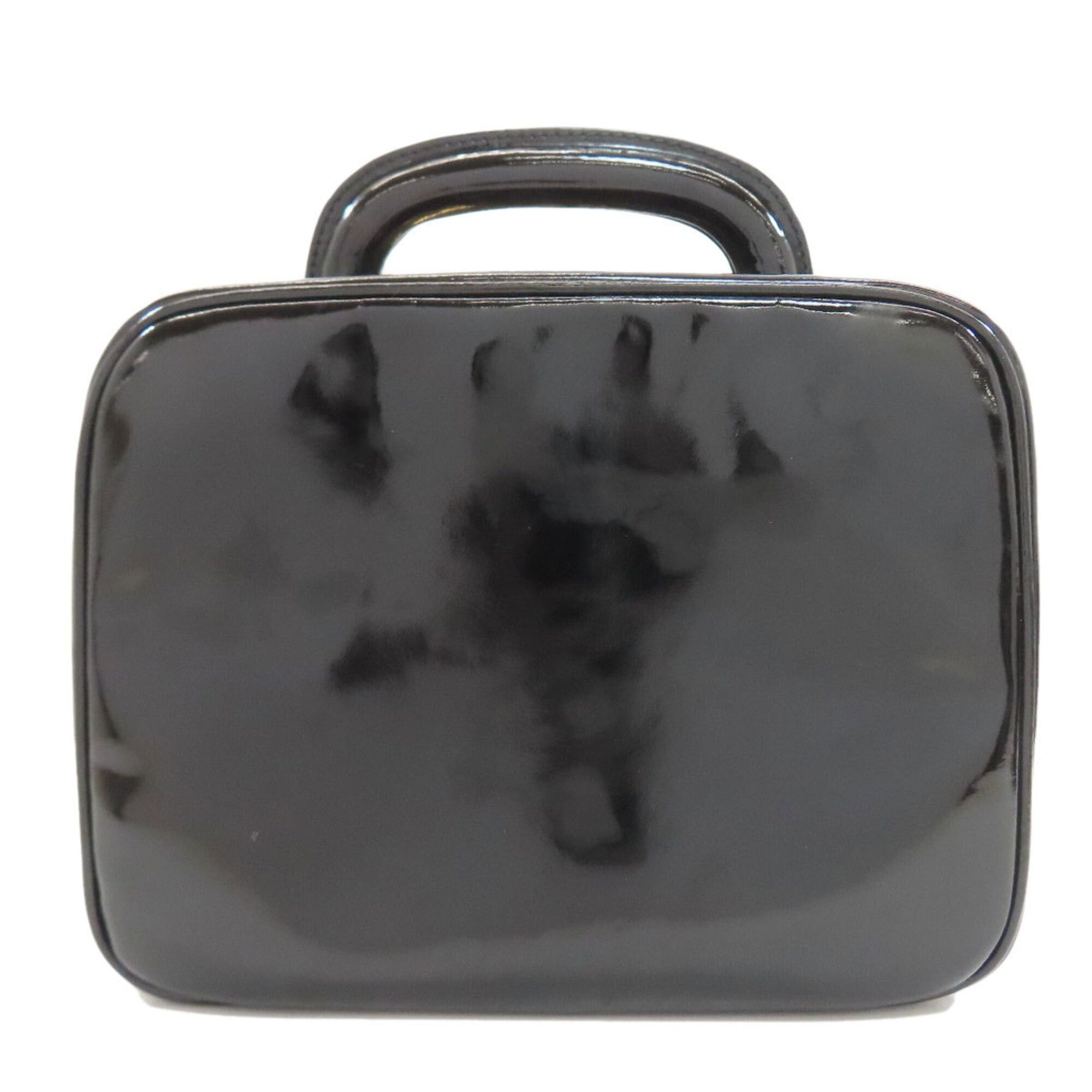 Chanel Chanel Vanity Case with Coco Mark, Gold Hardware, 2-Way Handbag, Patent Leather, Women's CHANEL Size ONE SIZE - 2 Thumbnail