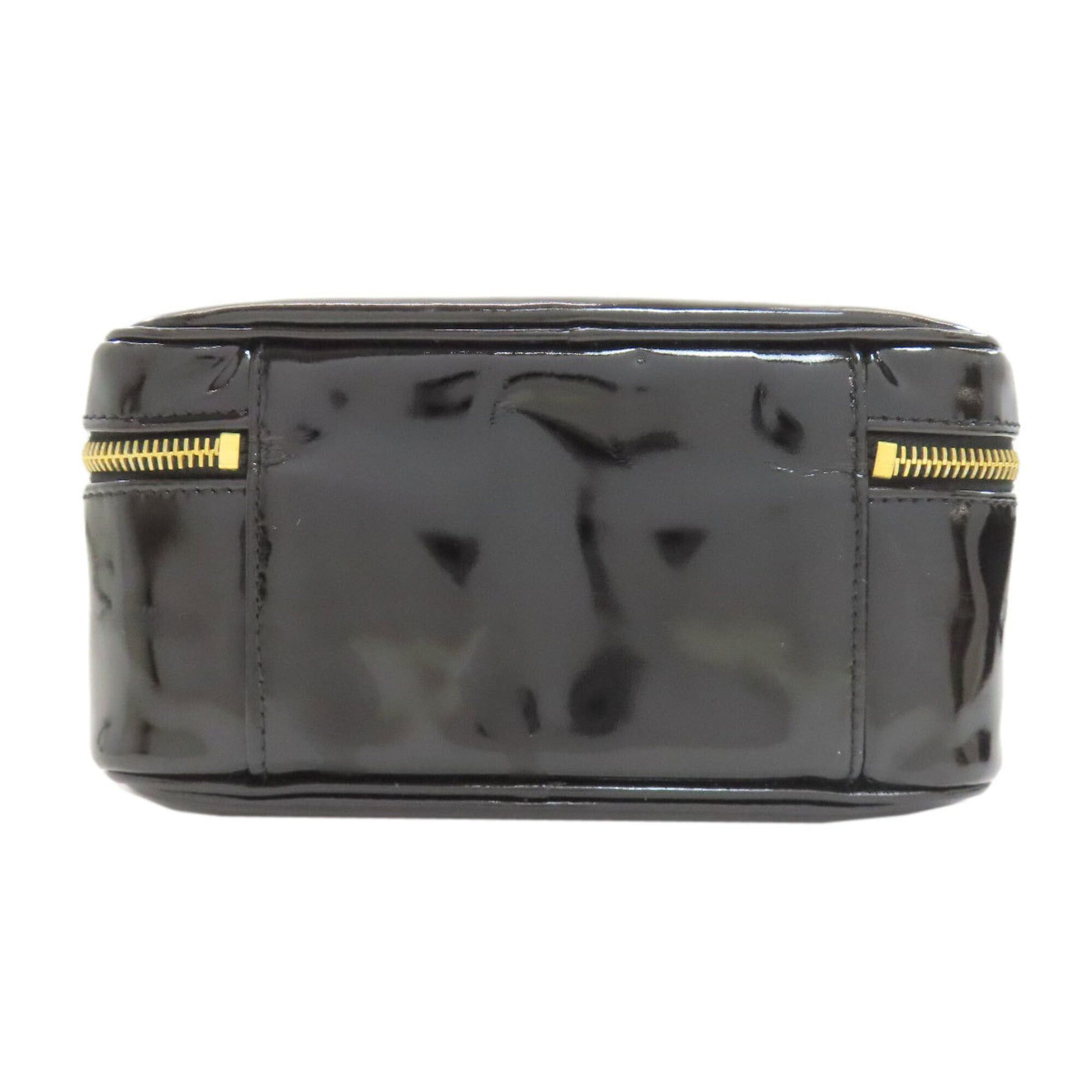Chanel Chanel Vanity Case with Coco Mark, Gold Hardware, 2-Way Handbag, Patent Leather, Women's CHANEL Size ONE SIZE - 4 Thumbnail