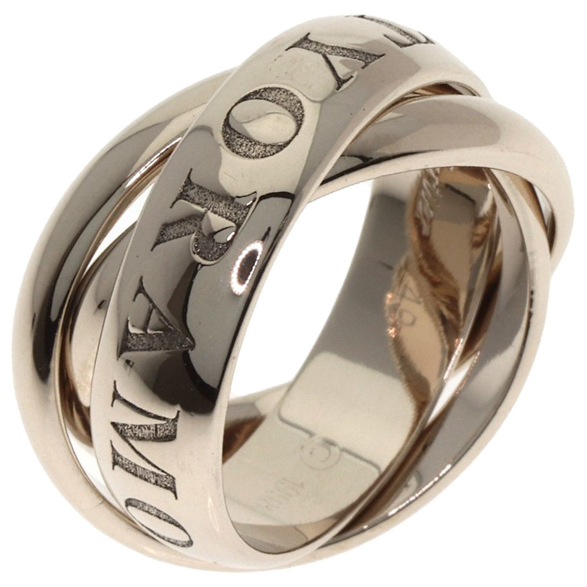 Cartier Cartier Trinity 1998 Christmas Limited Edition #49 Ring, 18K White Gold, Ladies' Size ONE SIZE - 2 Thumbnail