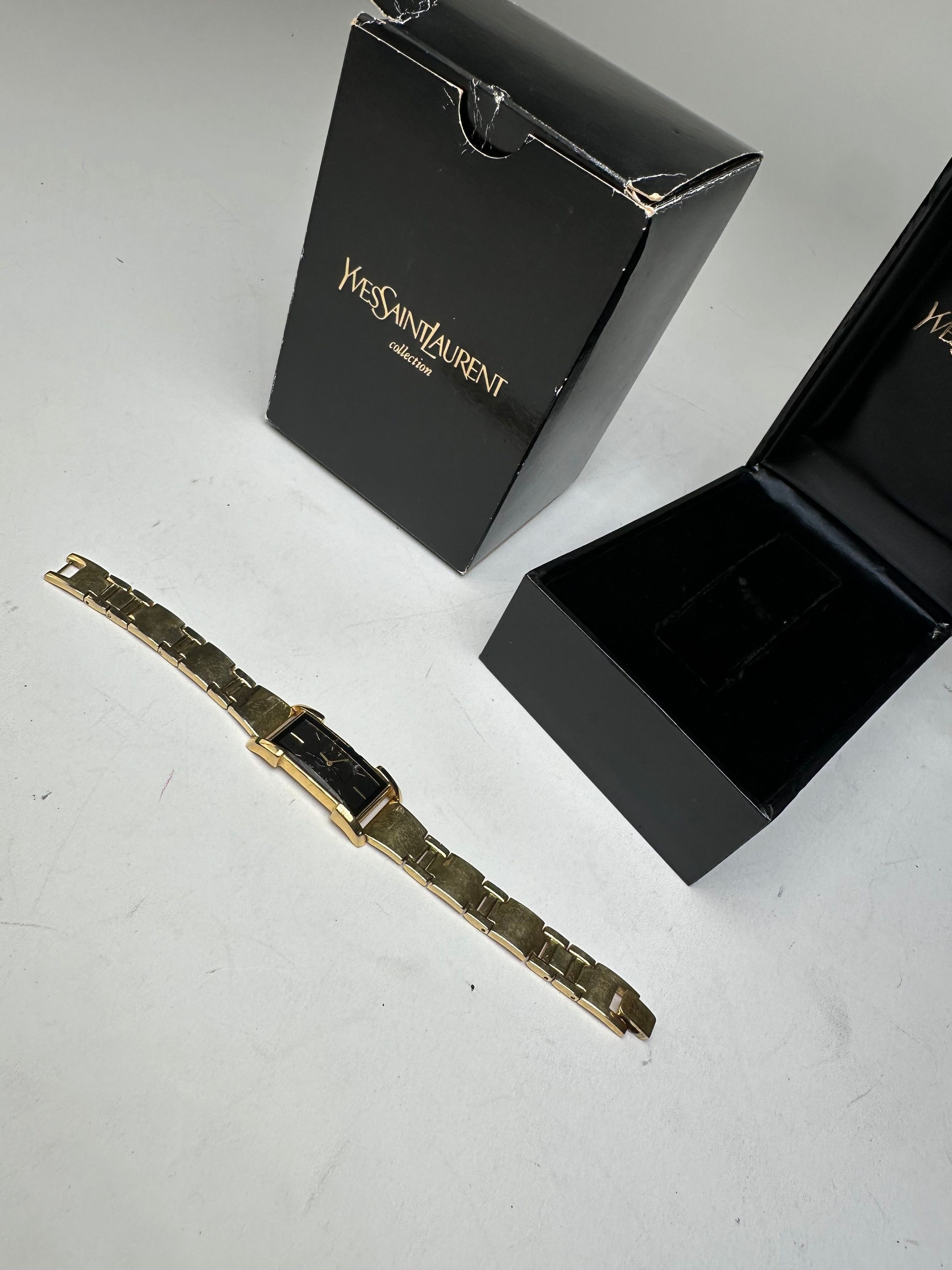 Other Vintage Yves Saint Laurent Gold Plated Quartz Watch Size ONE SIZE - 3 Thumbnail