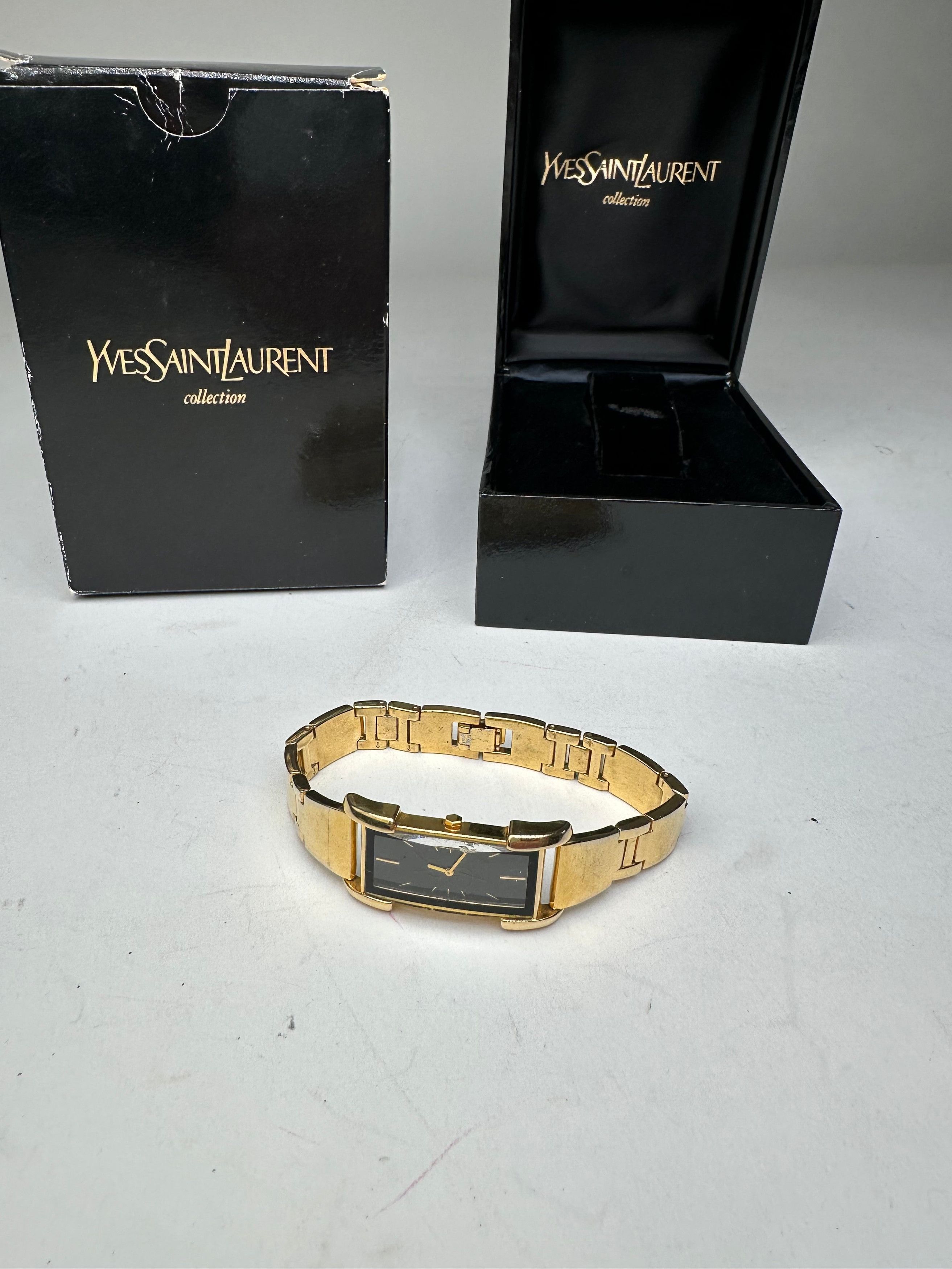 Other Vintage Yves Saint Laurent Gold Plated Quartz Watch Size ONE SIZE - 4 Thumbnail