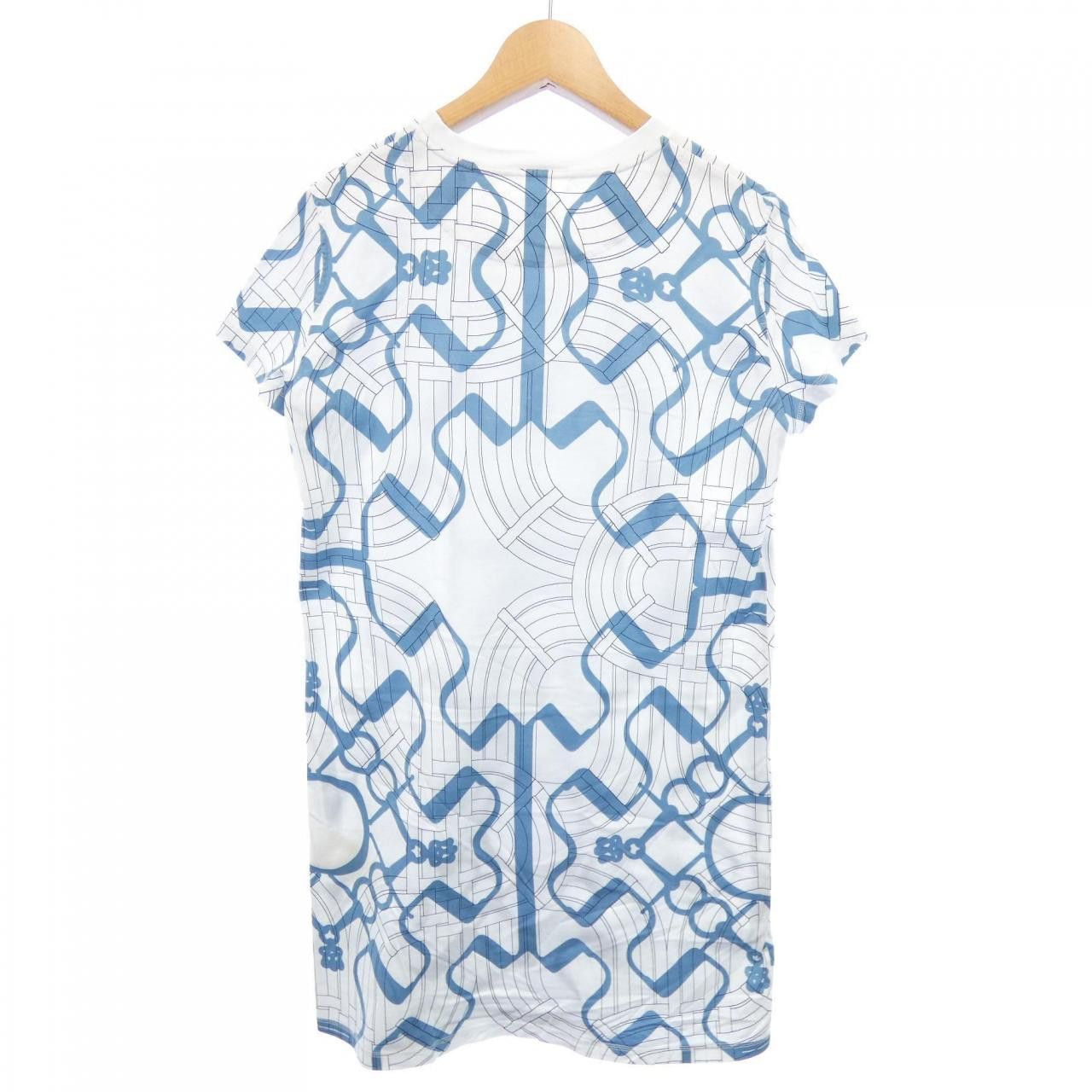 Hermes Hermes Hermes Cheval Detoure Tatoo Dress Textile Dresses DUTY FREE for USA Size ONE SIZE - 2 Thumbnail