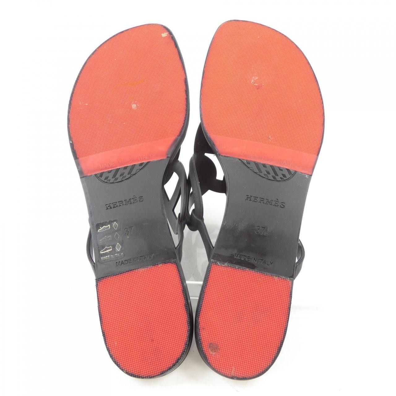 Hermes Hermes Hermes Egerie Rubber Sandals Plastic / Synthetic Shoes DUTY FREE for USA Size ONE SIZE - 4 Thumbnail