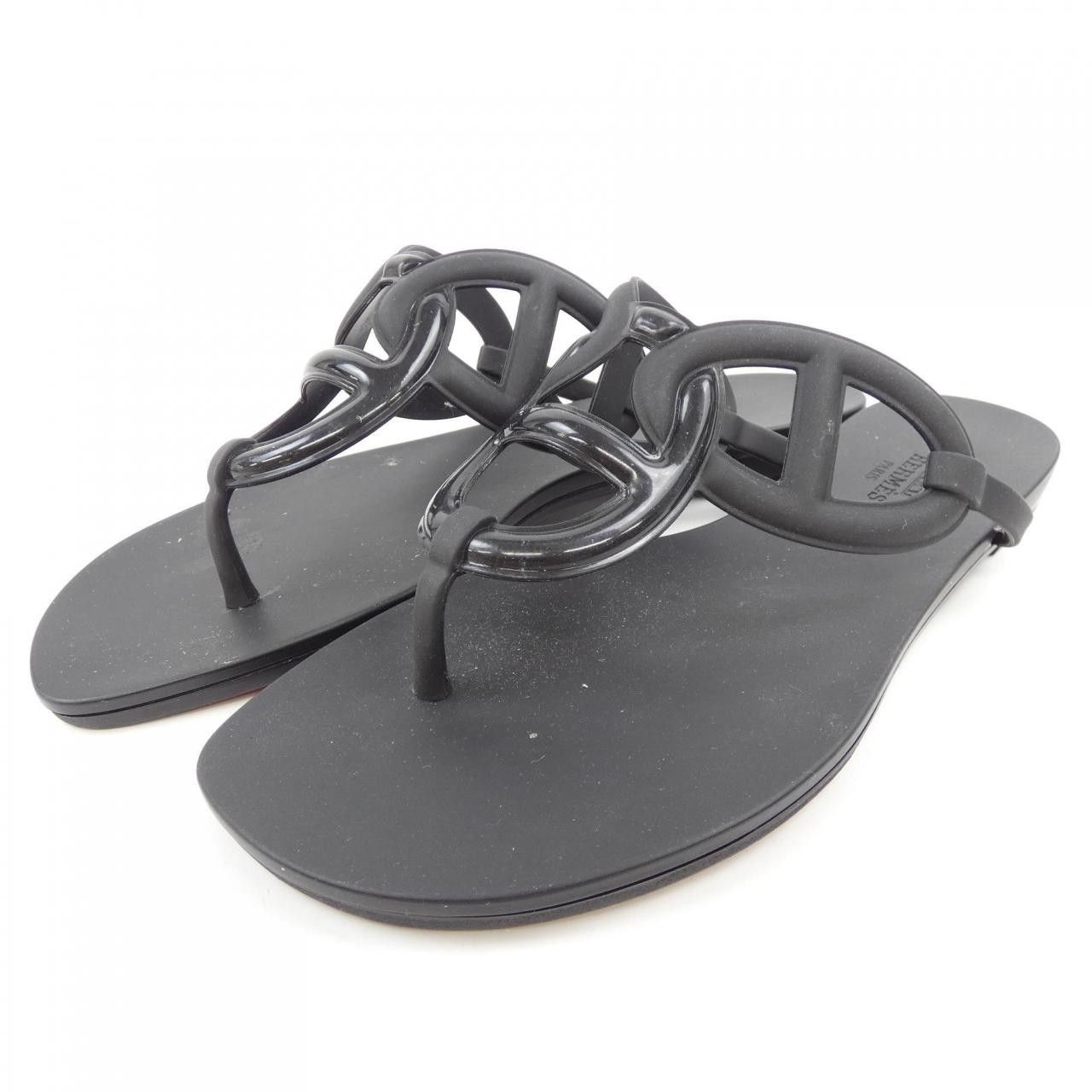 Hermes Hermes Hermes Egerie Rubber Sandals Plastic / Synthetic Shoes DUTY FREE for USA Size ONE SIZE - 3 Thumbnail