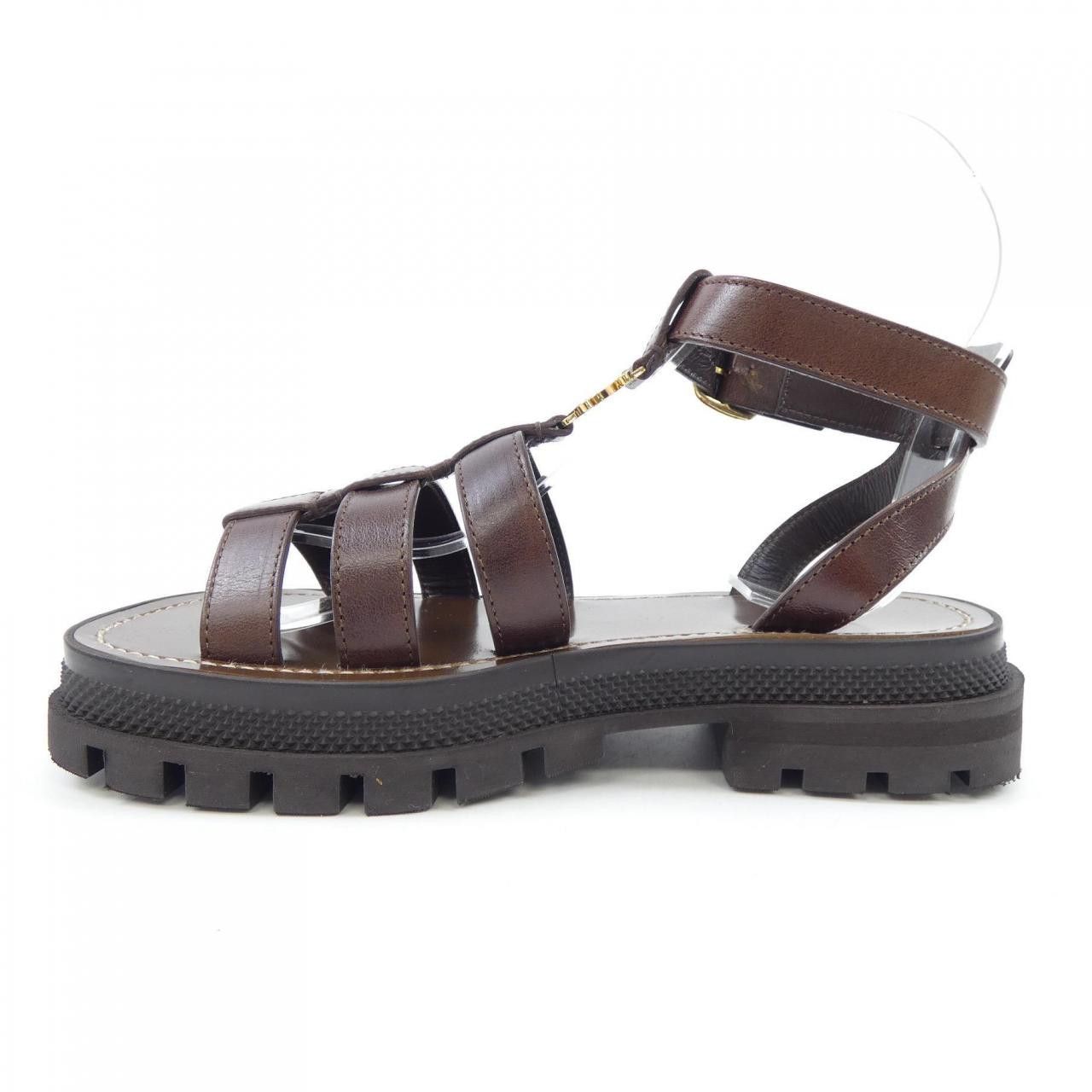 Celine Celine CELINE Triomphe Gladiator Calfskin Sandals Leather Shoes 352463778C DUTY FREE for USA Size ONE SIZE - 2 Thumbnail