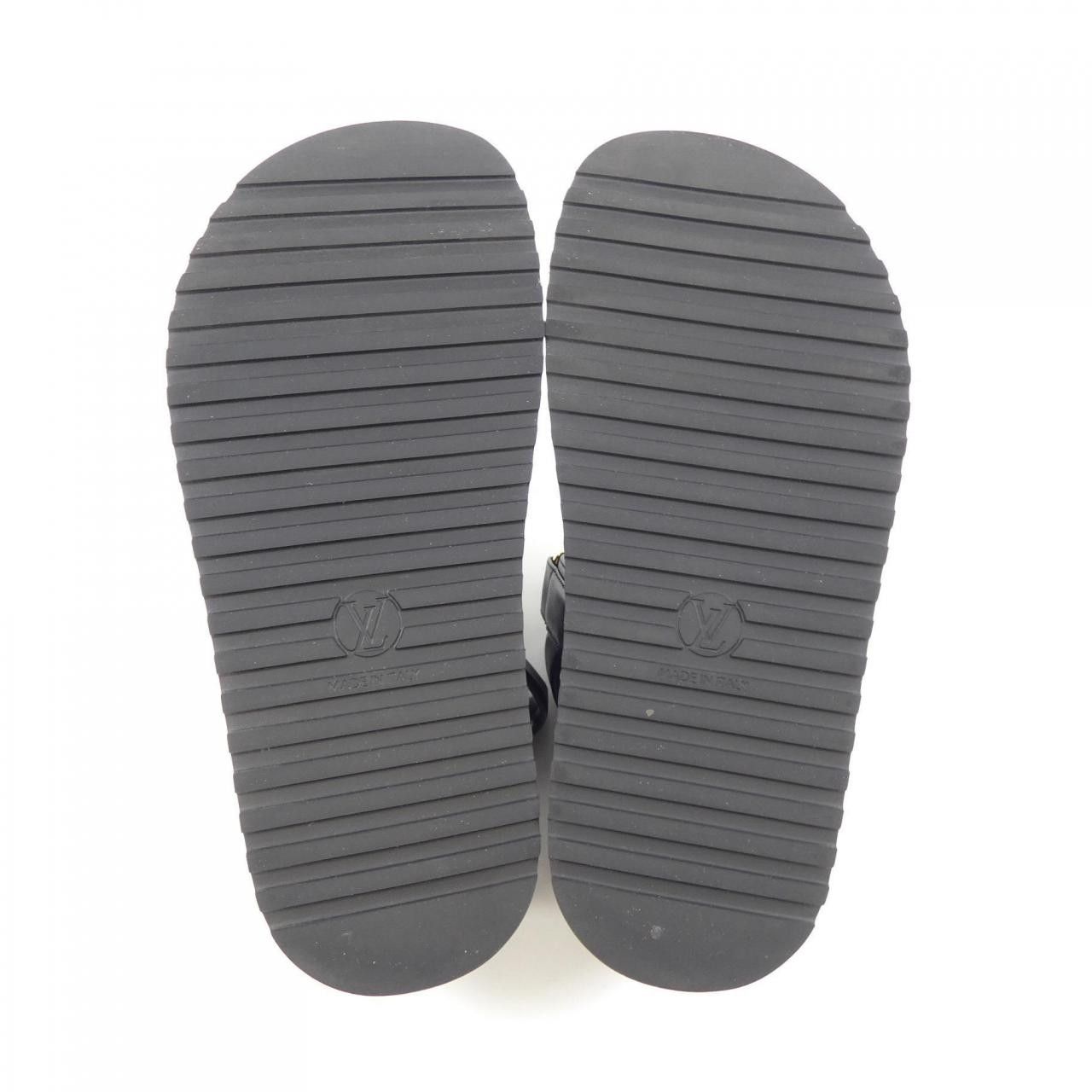 Louis Vuitton Louis Vuitton Louis Vuitton Sunset Lambskin Sandals Leather Shoes LV DUTY FREE for USA Size ONE SIZE - 4 Thumbnail