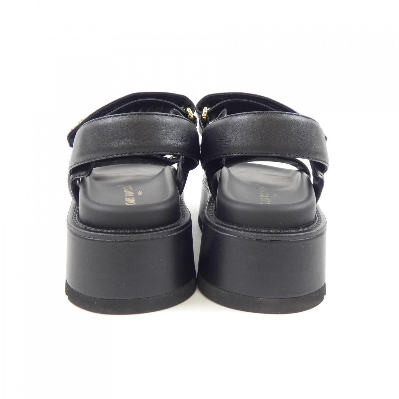Louis Vuitton Louis Vuitton Louis Vuitton Sunset Lambskin Sandals Leather Shoes LV DUTY FREE for USA Size ONE SIZE - 5 Thumbnail