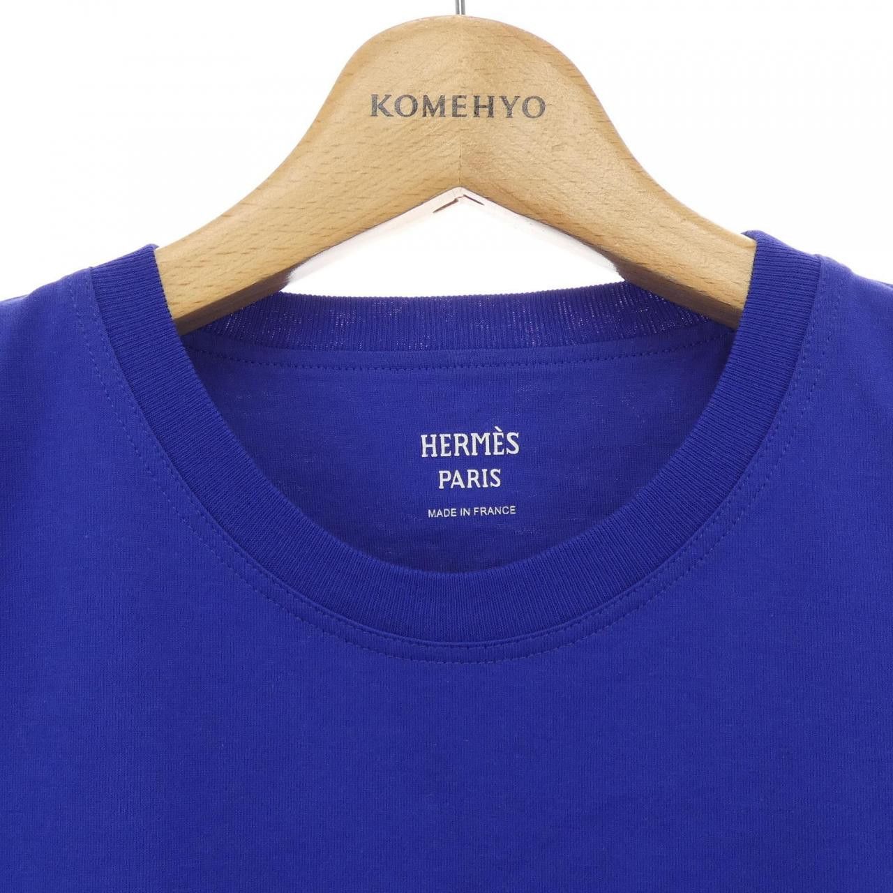 Hermes Hermes Hermes Mosaique Cotton T Shirt Textile T-Shirts 3E4620DL DUTY FREE for USA Size ONE SIZE - 5 Thumbnail