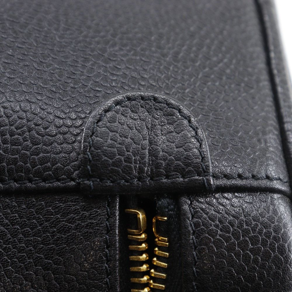 Chanel Chanel Chanel Coco Mark Caviar Skin Vanity Pouch Leather Vanity Bag A01998 DUTY FREE for USA Size ONE SIZE - 10 Thumbnail
