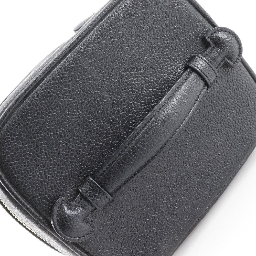 Chanel Chanel Chanel Coco Mark Caviar Skin Vanity Pouch Leather Vanity Bag A01998 DUTY FREE for USA Size ONE SIZE - 11 Thumbnail