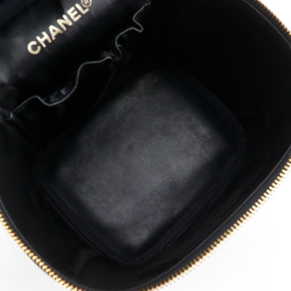 Chanel Chanel Chanel Coco Mark Caviar Skin Vanity Pouch Leather Vanity Bag A01998 DUTY FREE for USA Size ONE SIZE - 6 Thumbnail