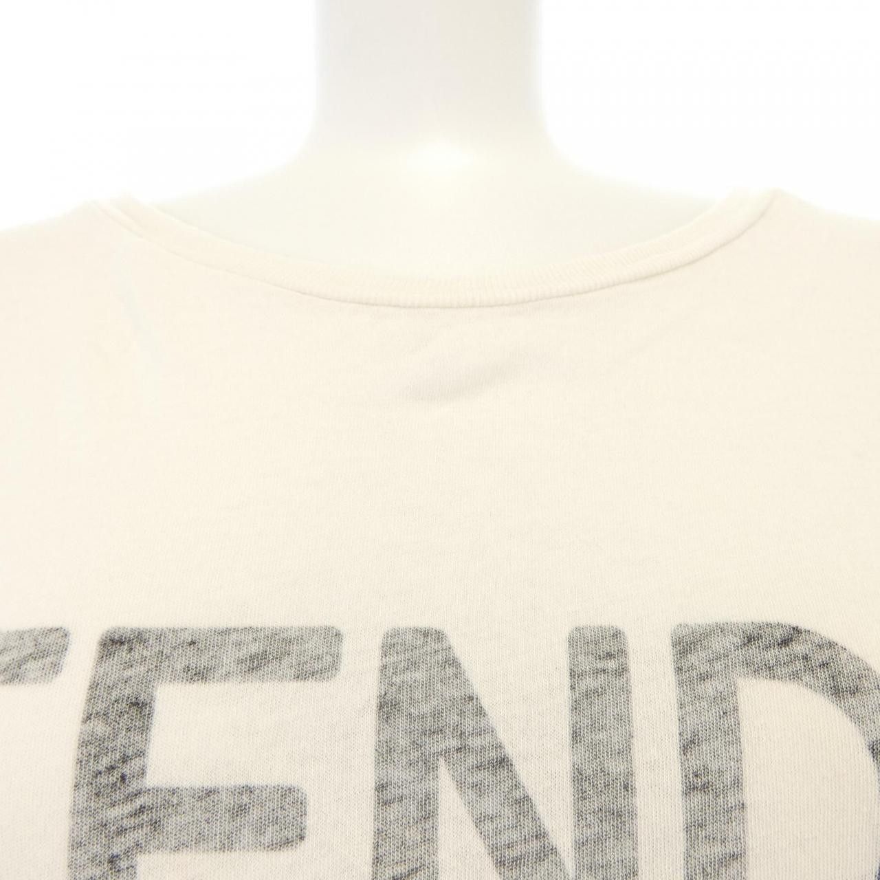 Fendi Fendi Fendi Cotton T Shirt Textile T-Shirts FS9599AQ9A DUTY FREE for USA Size ONE SIZE - 6 Thumbnail