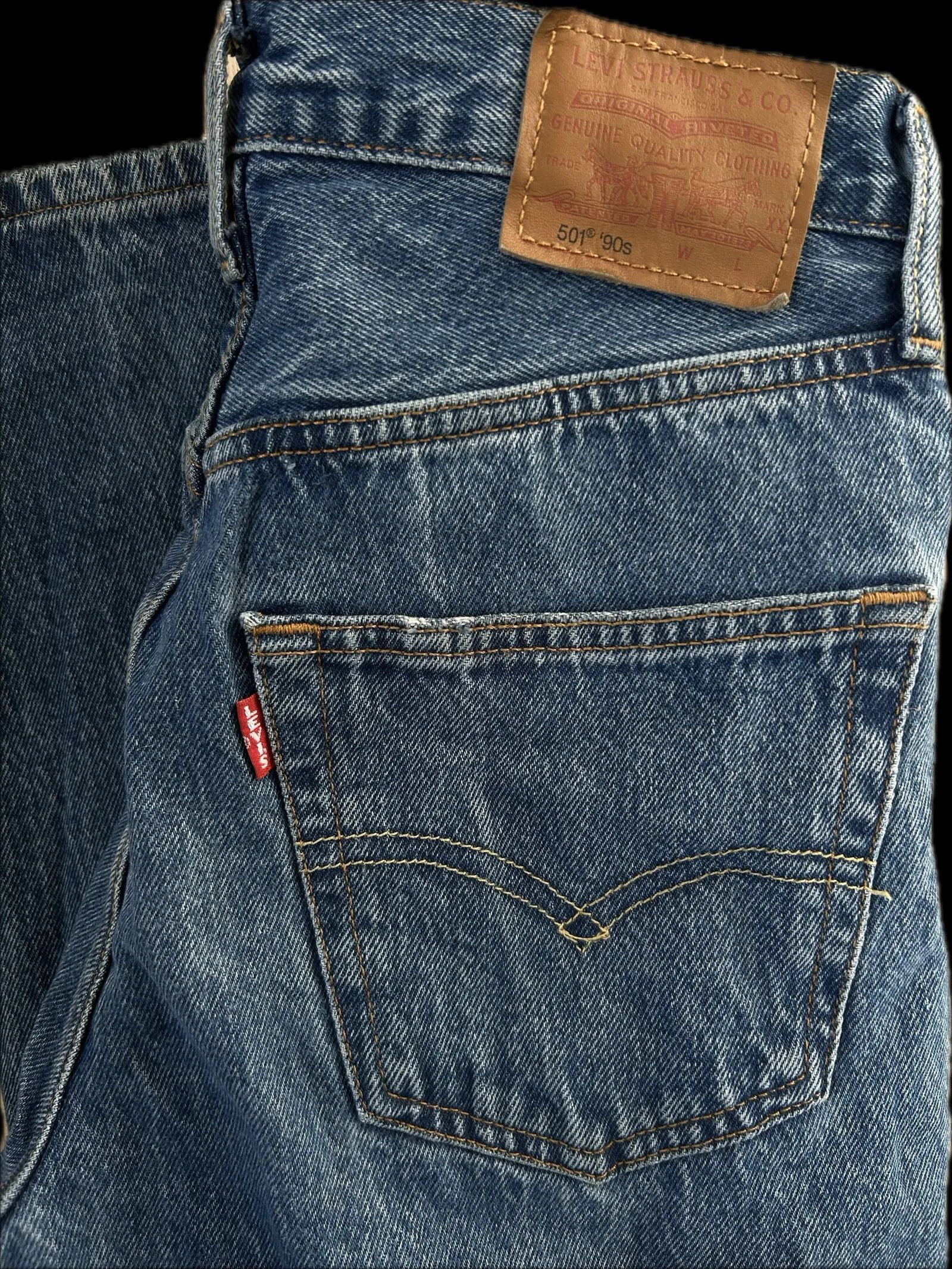 Levi's Levi's Levis 501 90s worn in blue Jeans Size 25" / US 0 / IT 36 - 6 Thumbnail