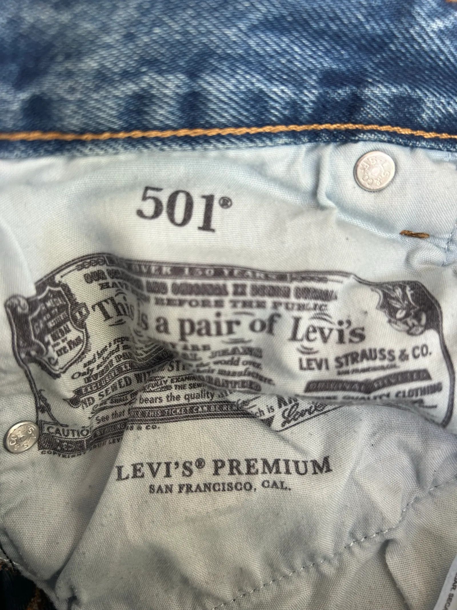 Levi's Levi's Levis 501 90s worn in blue Jeans Size 25" / US 0 / IT 36 - 7 Thumbnail