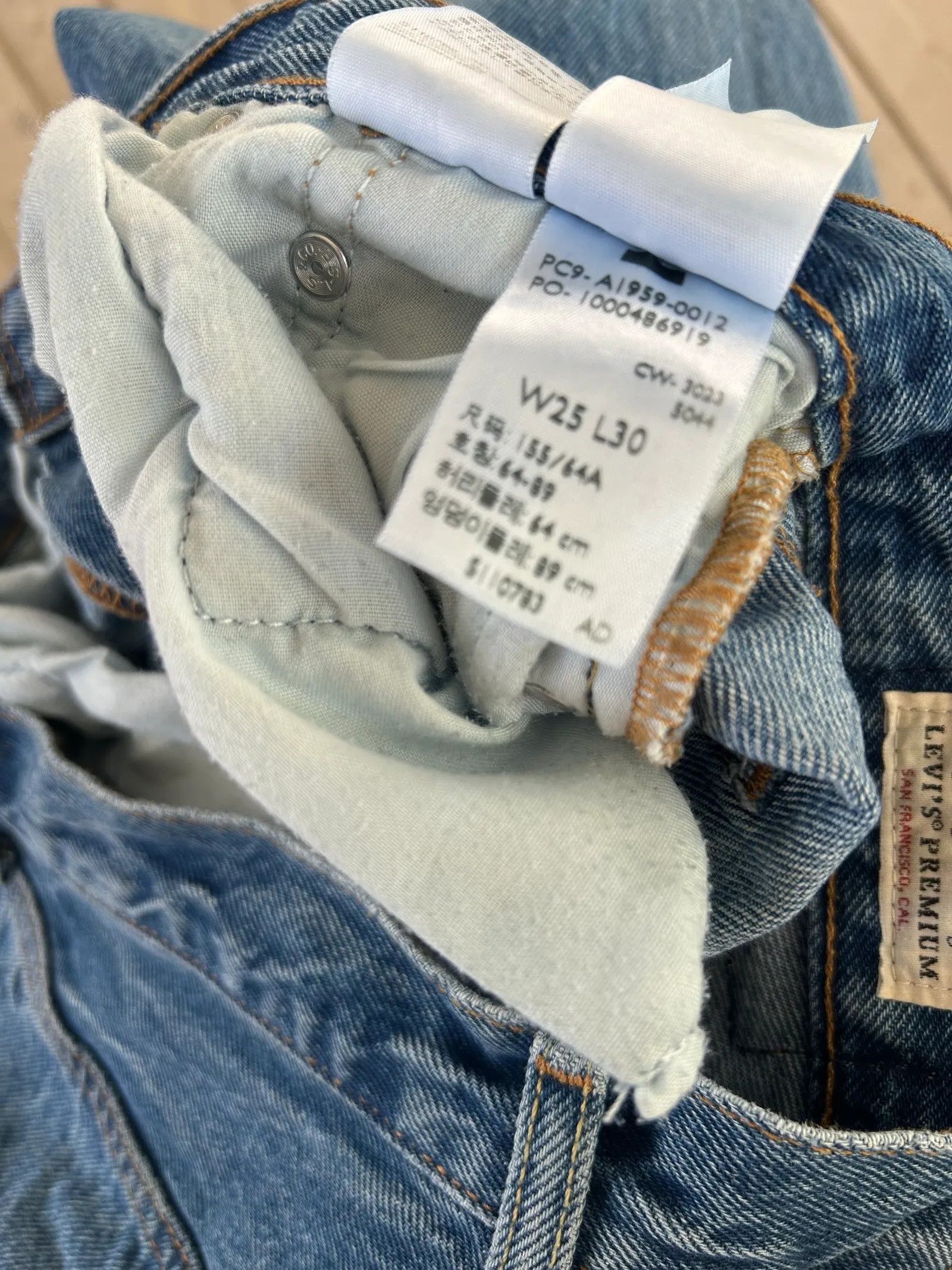 Levi's Levi's Levis 501 90s worn in blue Jeans Size 25" / US 0 / IT 36 - 8 Thumbnail