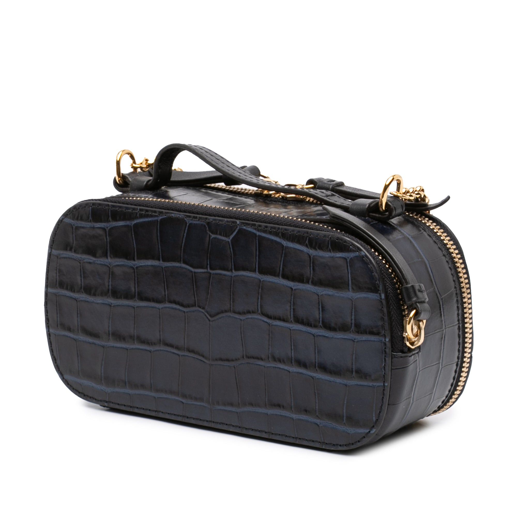 Chloe Mini Croc Embossed Leather C Vanity Bag Size ONE SIZE - 2 Thumbnail