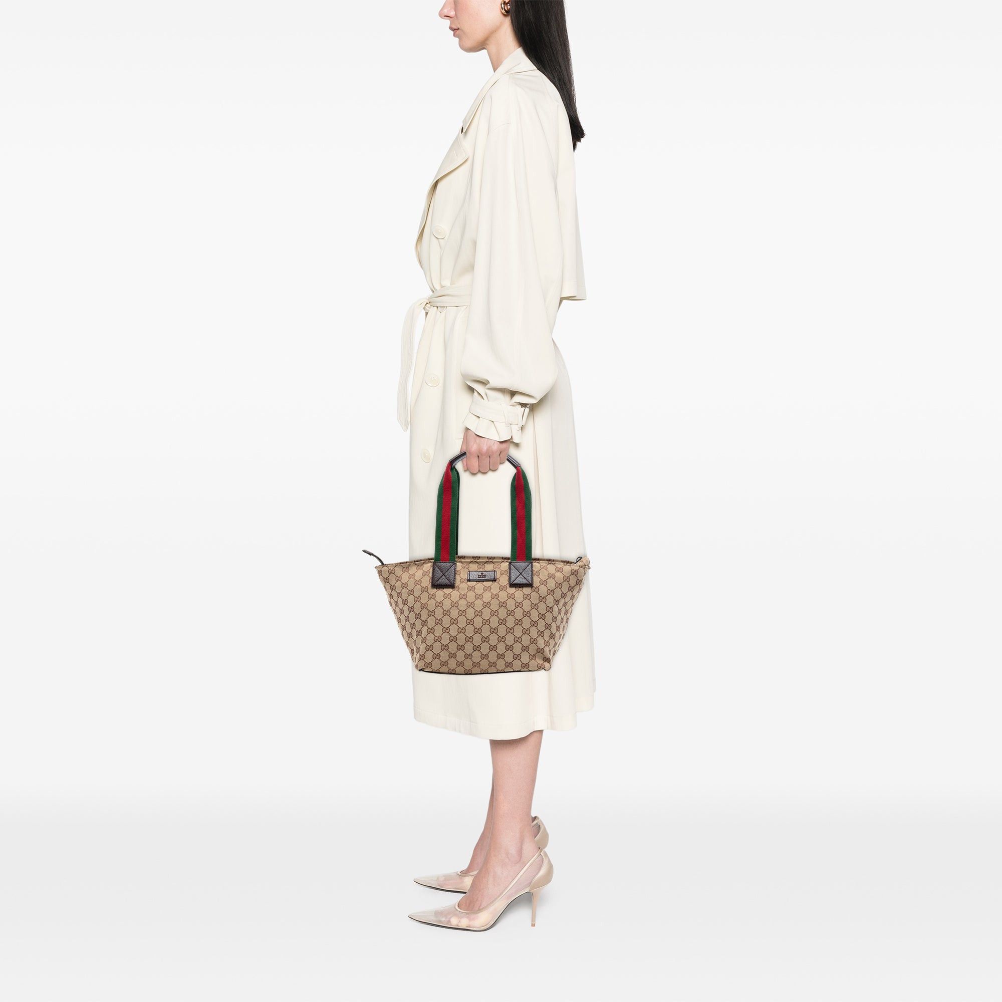 Gucci GG Canvas Web Tote Size ONE SIZE - 7 Thumbnail