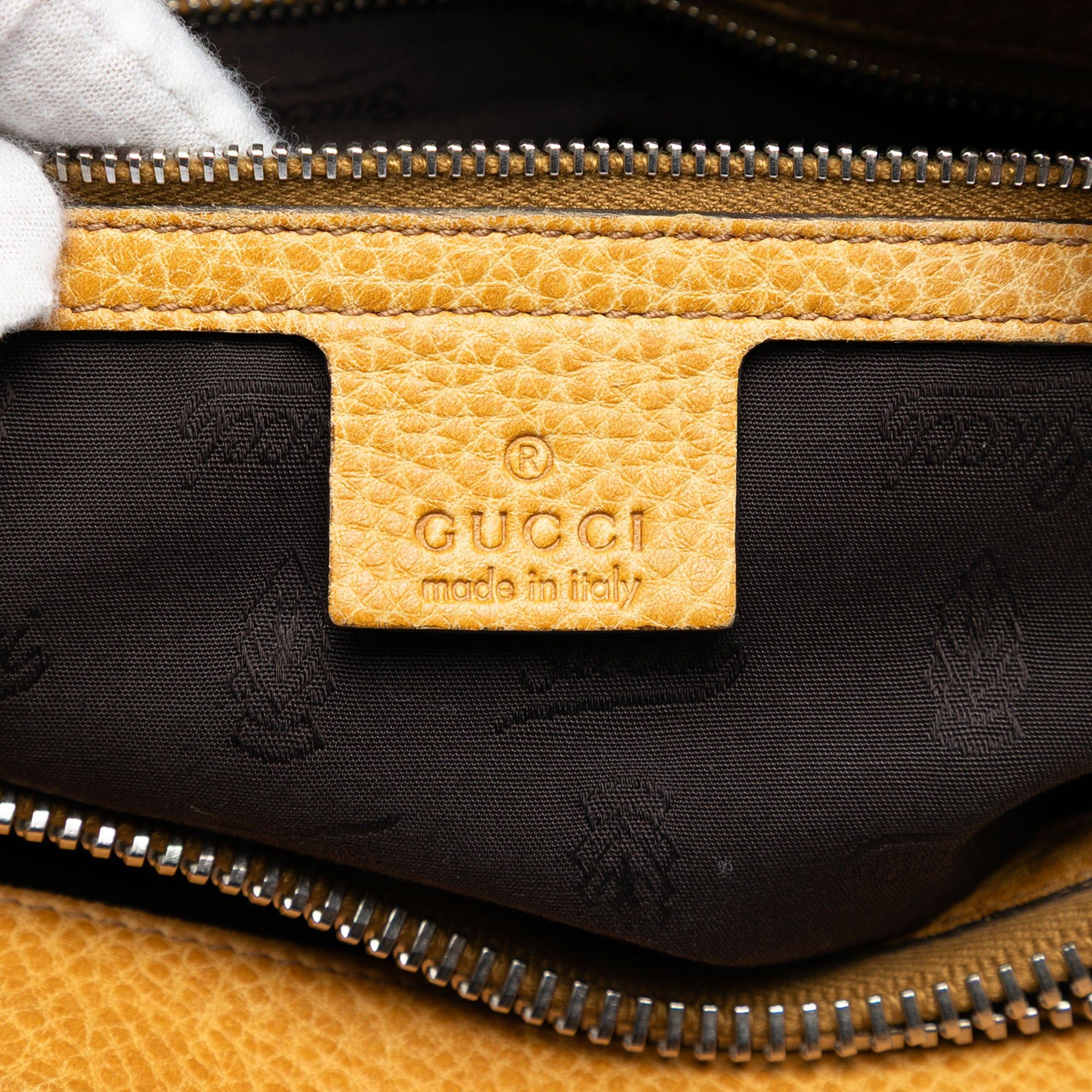 Gucci Large GG Canvas Bamboo Libeccio Tote Size ONE SIZE - 5 Thumbnail