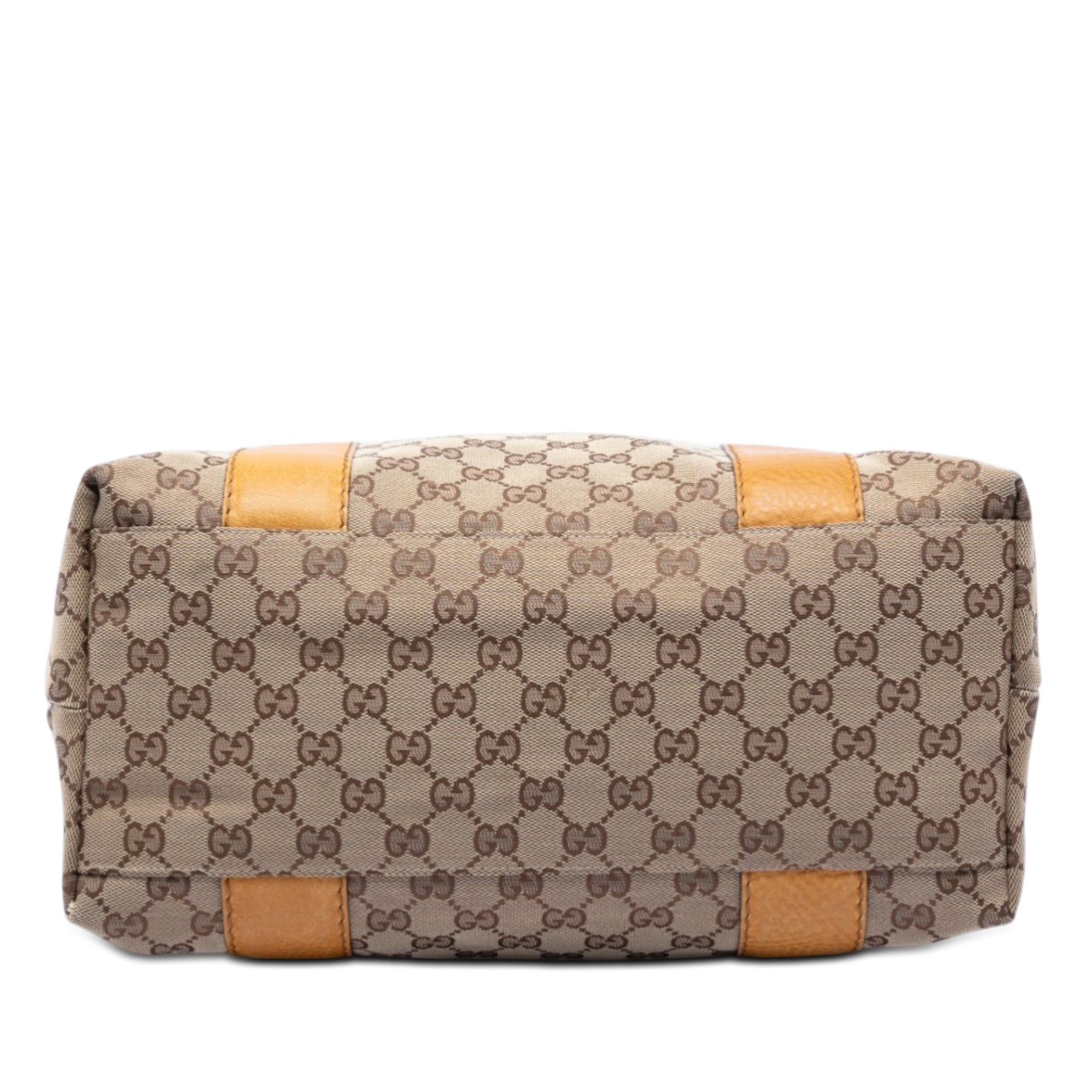 Gucci Large GG Canvas Bamboo Libeccio Tote Size ONE SIZE - 3 Thumbnail