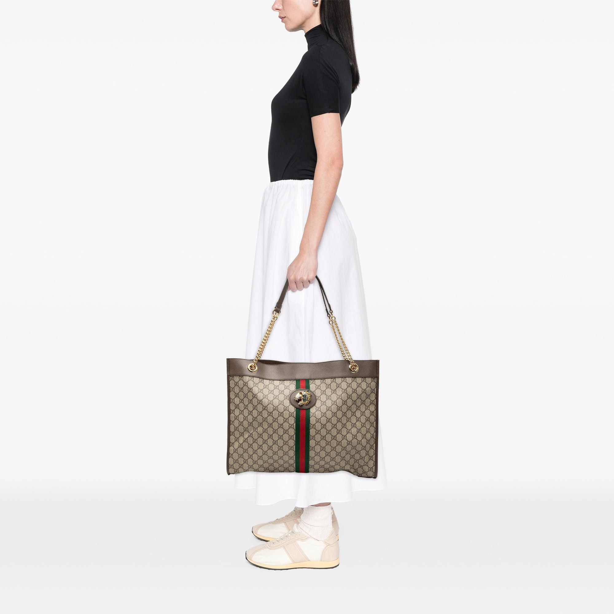 Gucci Large GG Supreme Rajah Tote Size ONE SIZE - 7 Thumbnail