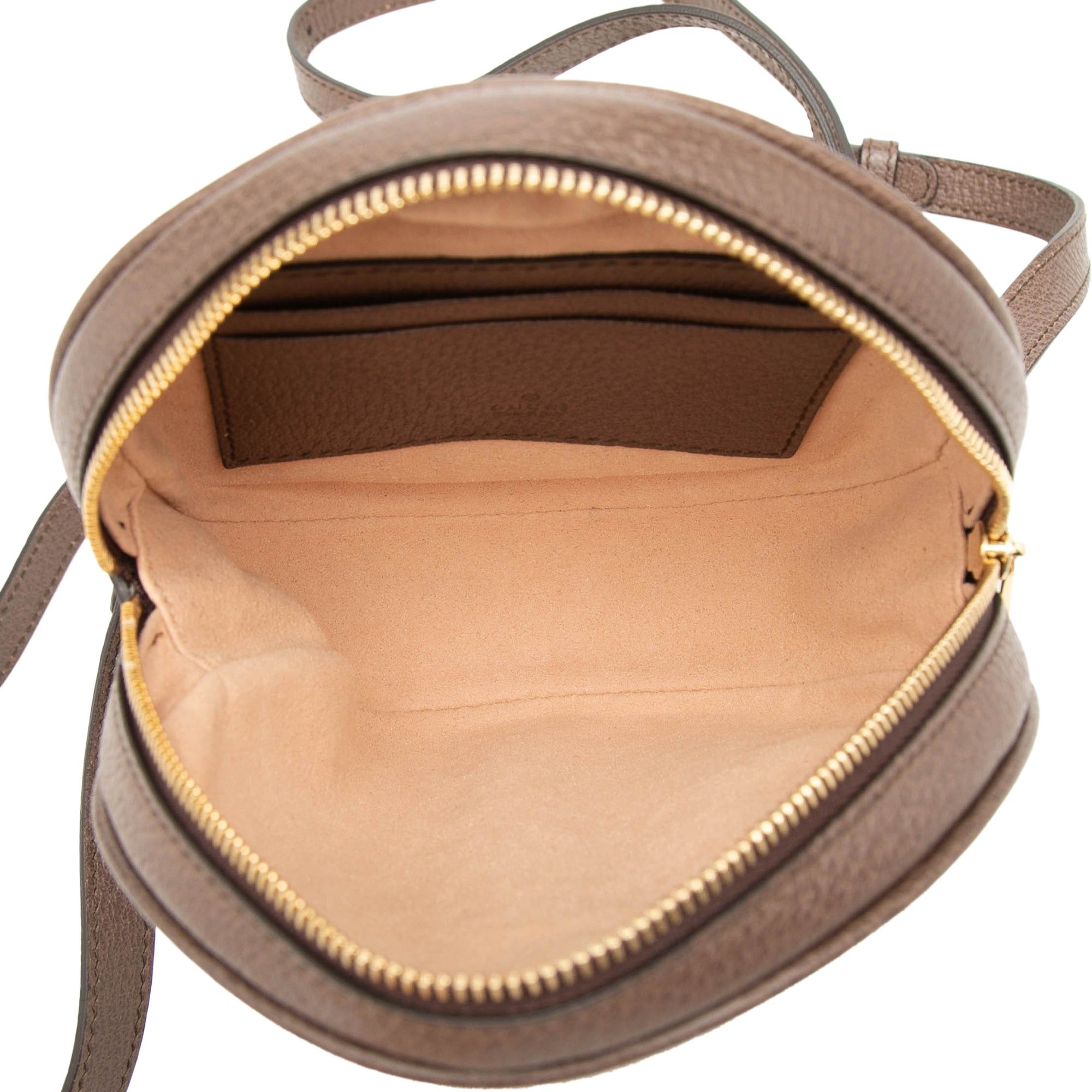 Gucci Mini GG Supreme Web Ophidia Round Backpack Size ONE SIZE - 4 Thumbnail