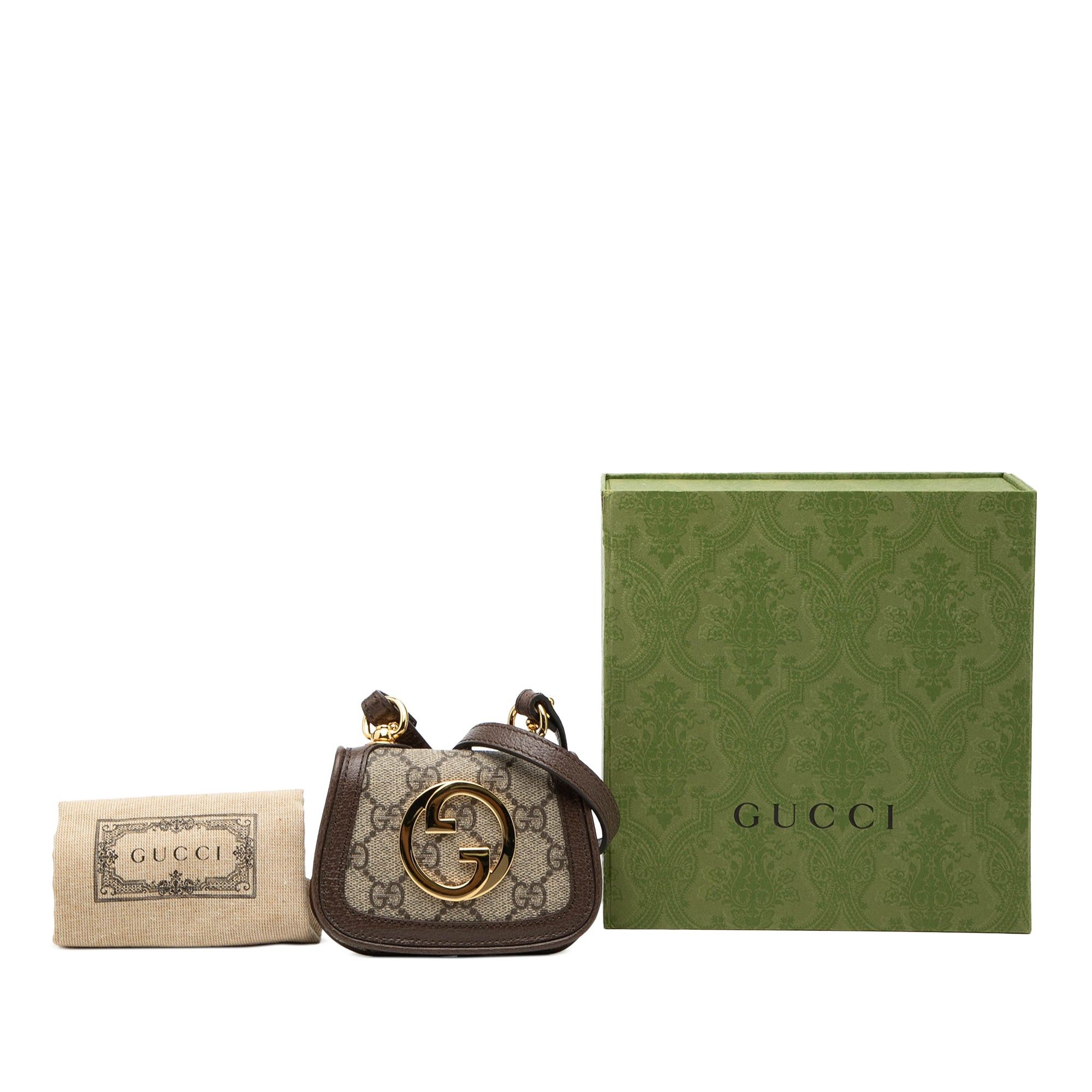 Gucci GG Supreme Blondie Card Case on Strap Size ONE SIZE - 8 Thumbnail