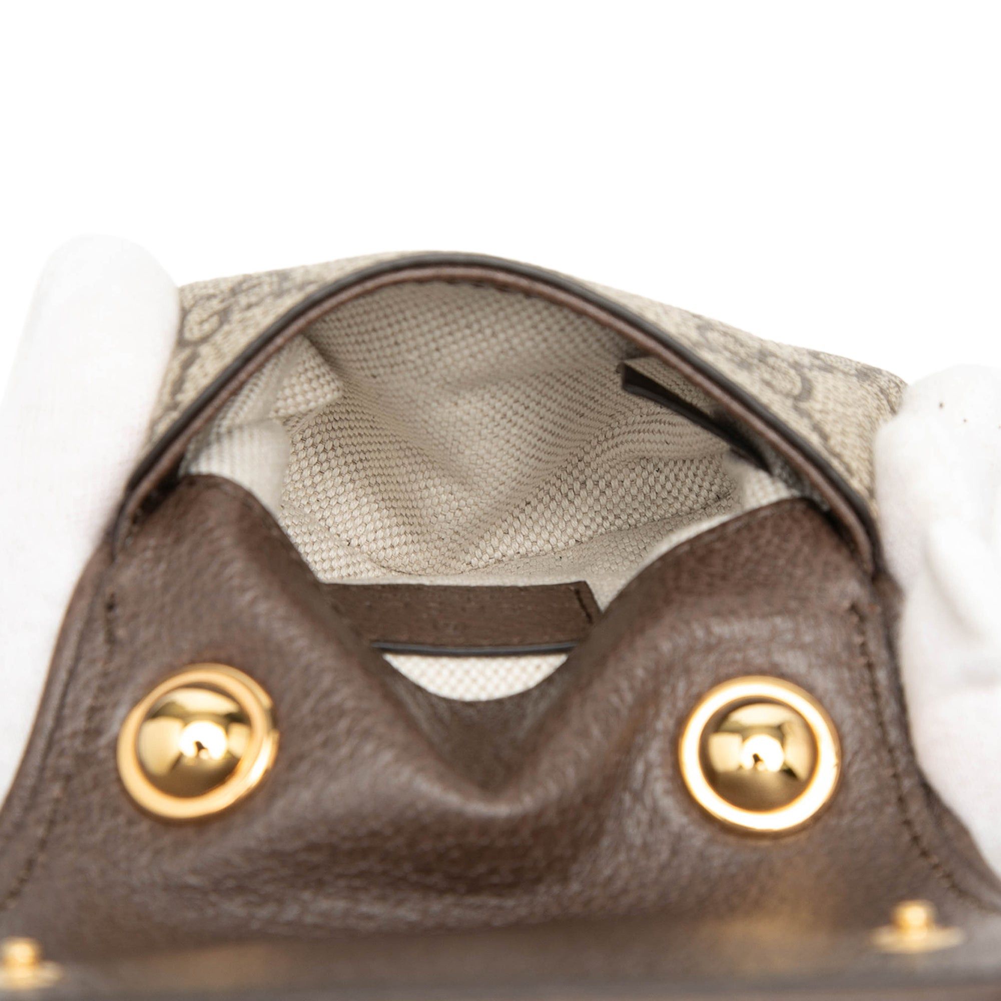 Gucci GG Supreme Blondie Card Case on Strap Size ONE SIZE - 4 Thumbnail