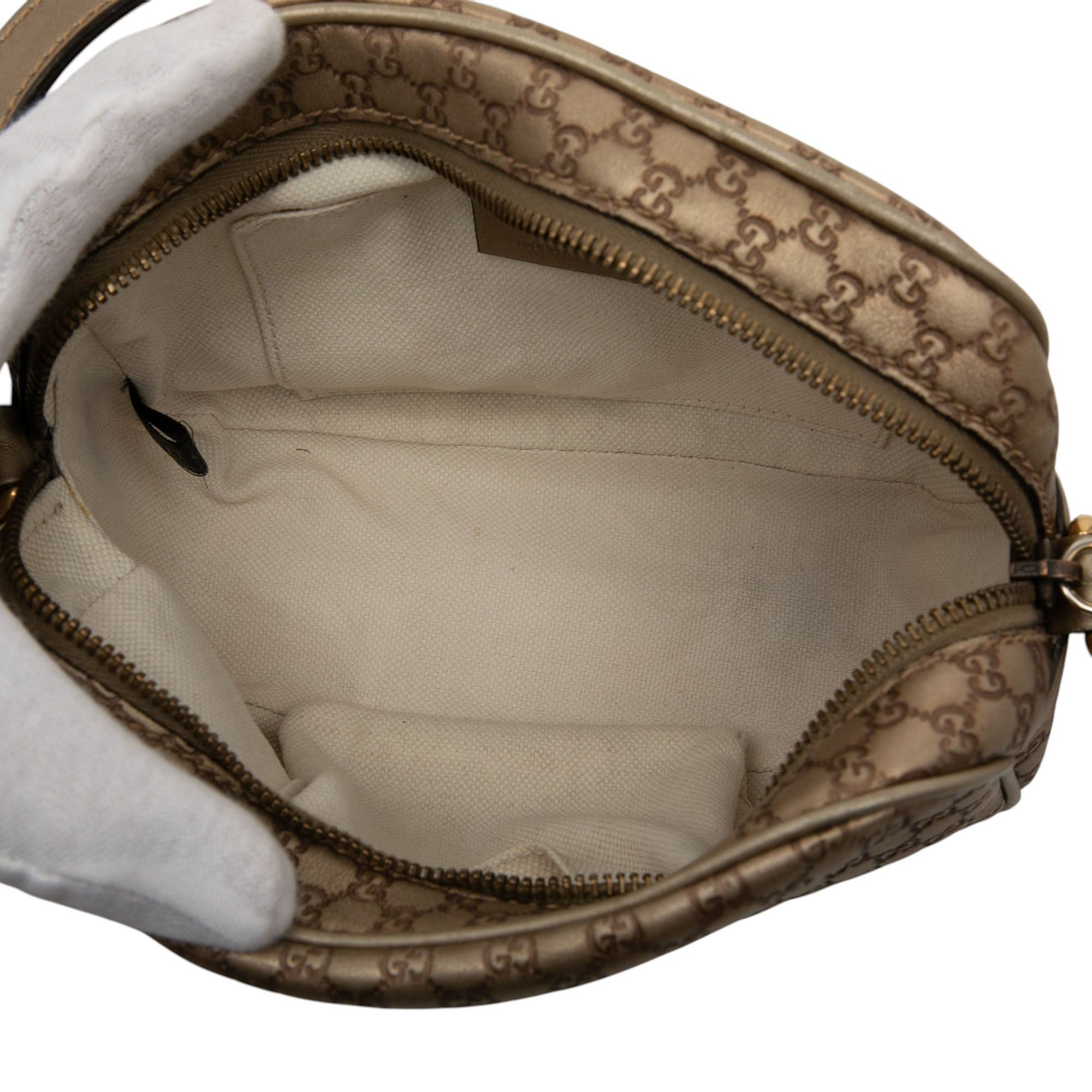Gucci Metallic Microguccissima Sunshine Disco Camera Bag Size ONE SIZE - 4 Thumbnail