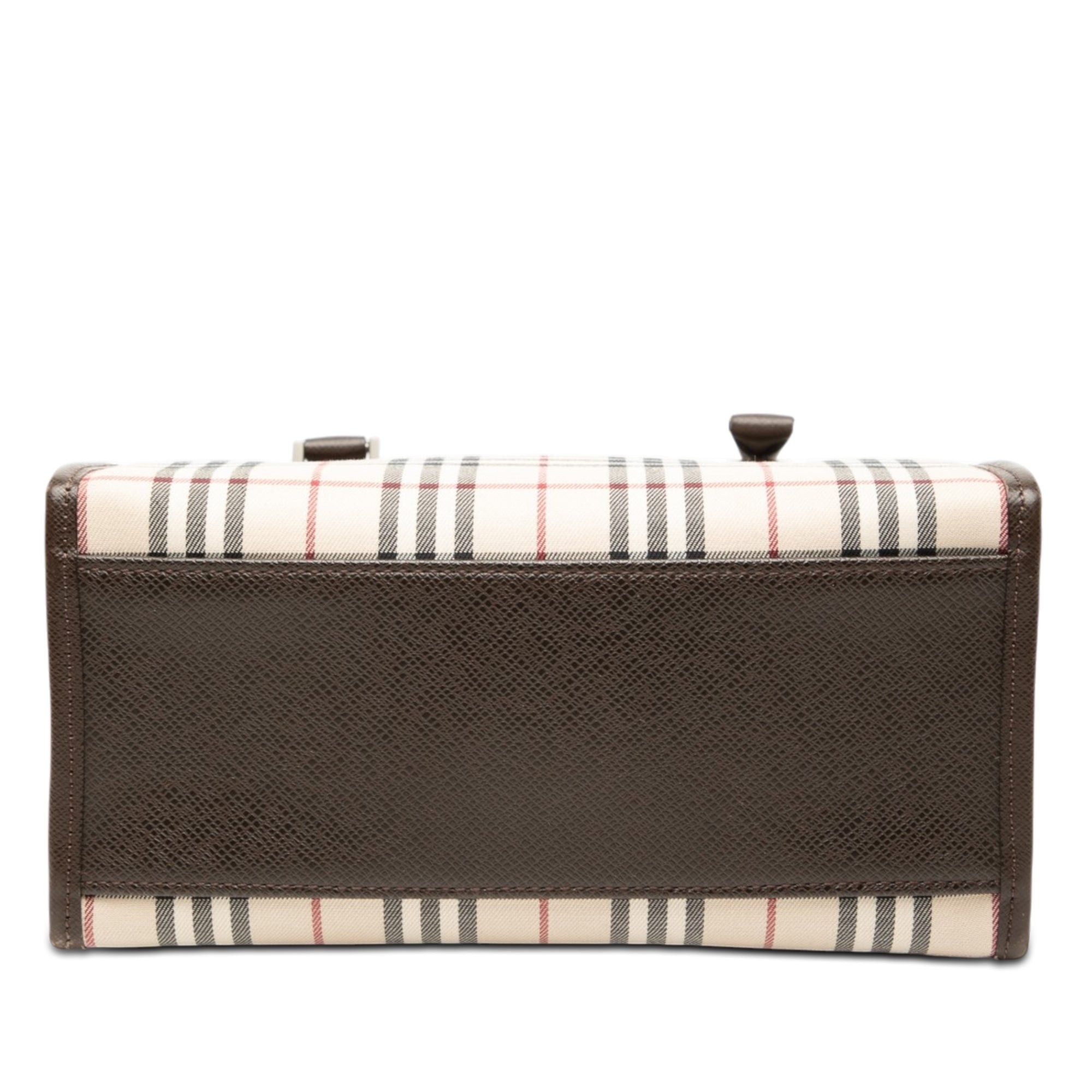 Burberry House Check Canvas Handbag Size ONE SIZE - 3 Thumbnail