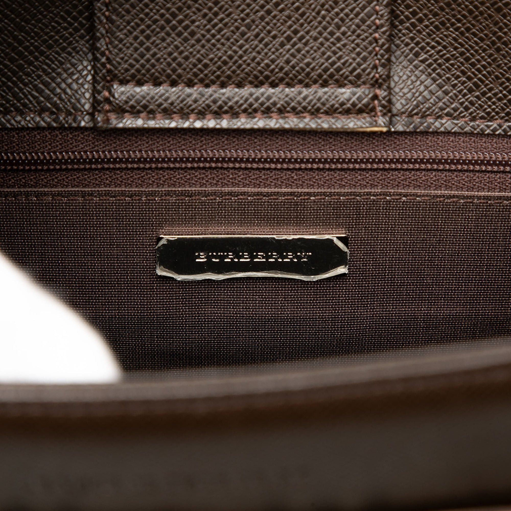 Burberry House Check Canvas Handbag Size ONE SIZE - 6 Thumbnail
