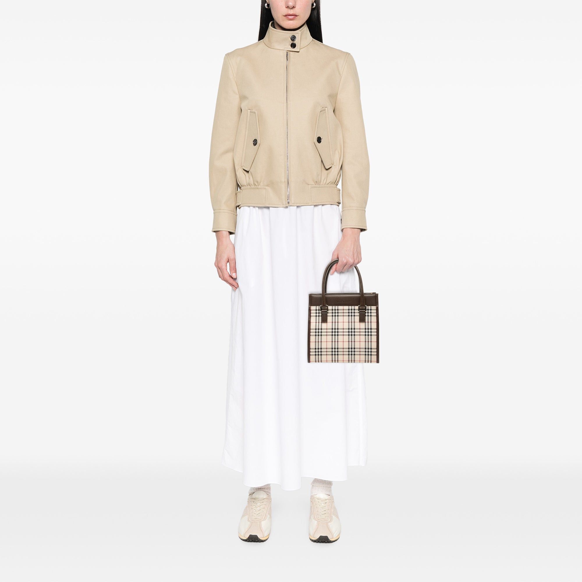 Burberry House Check Canvas Handbag Size ONE SIZE - 7 Thumbnail
