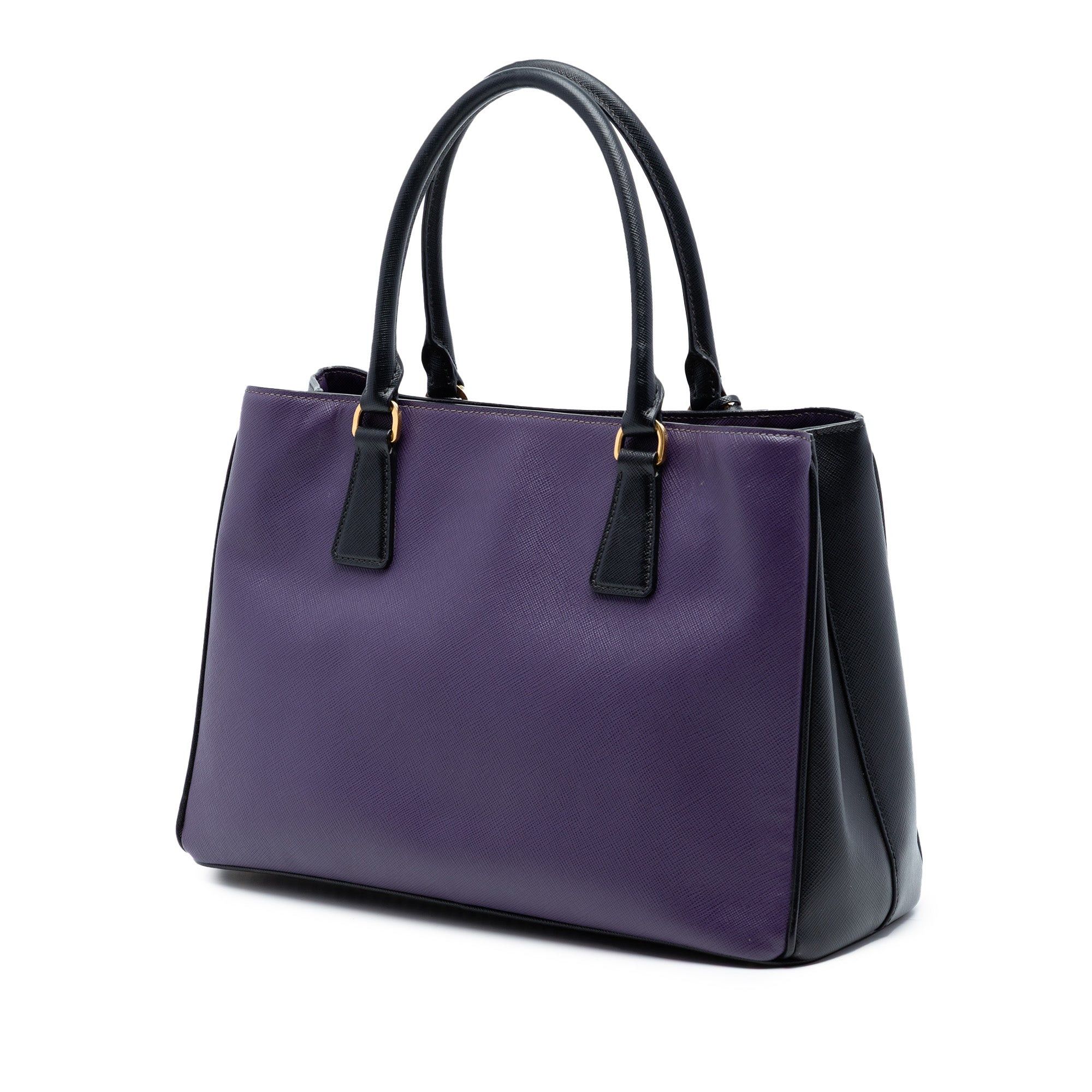 Prada Medium Bicolor Saffiano Lux Galleria Satchel Size ONE SIZE - 2 Thumbnail