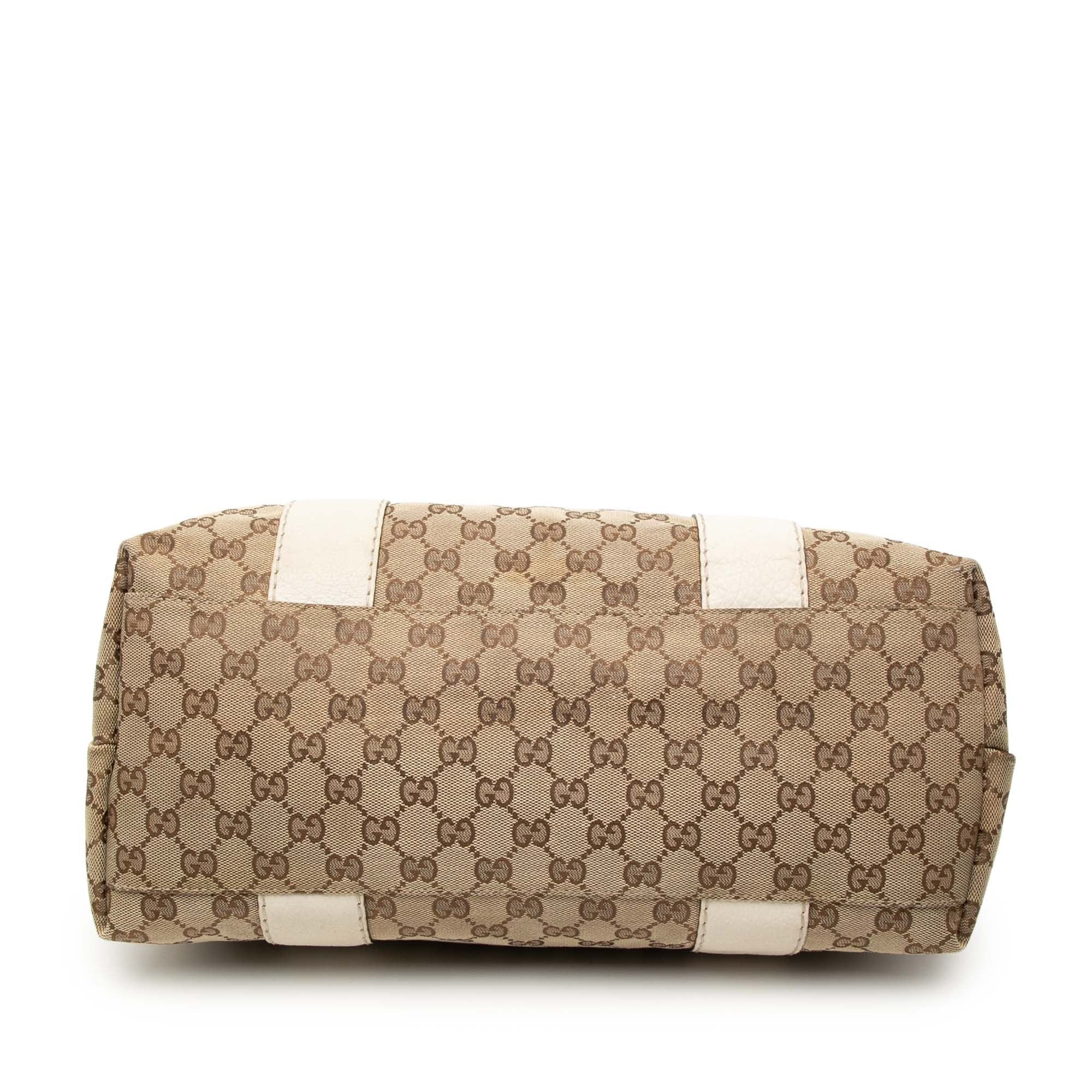 Gucci Medium GG Canvas Bamboo Libeccio Tote Size ONE SIZE - 3 Thumbnail