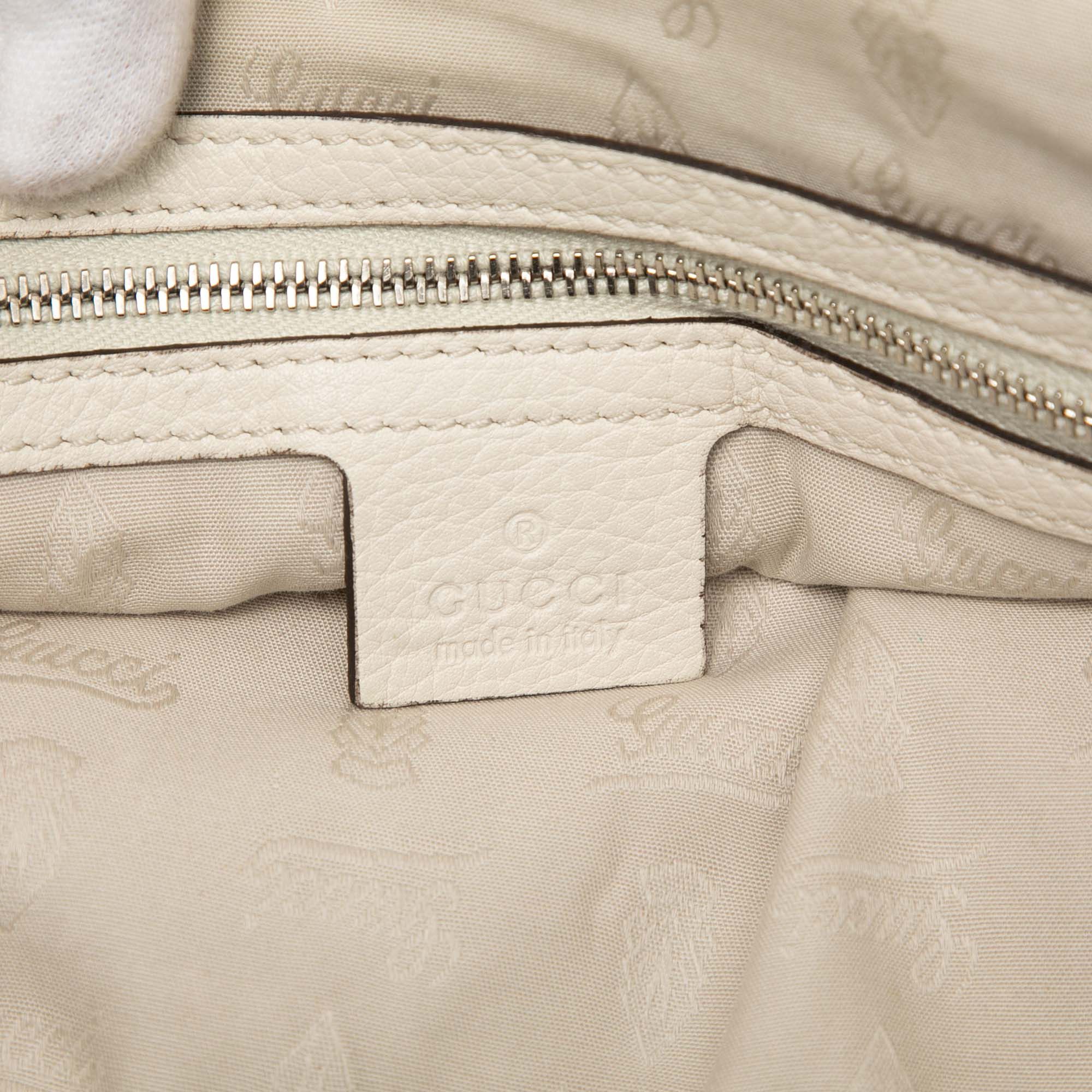 Gucci Medium GG Canvas Bamboo Libeccio Tote Size ONE SIZE - 5 Thumbnail