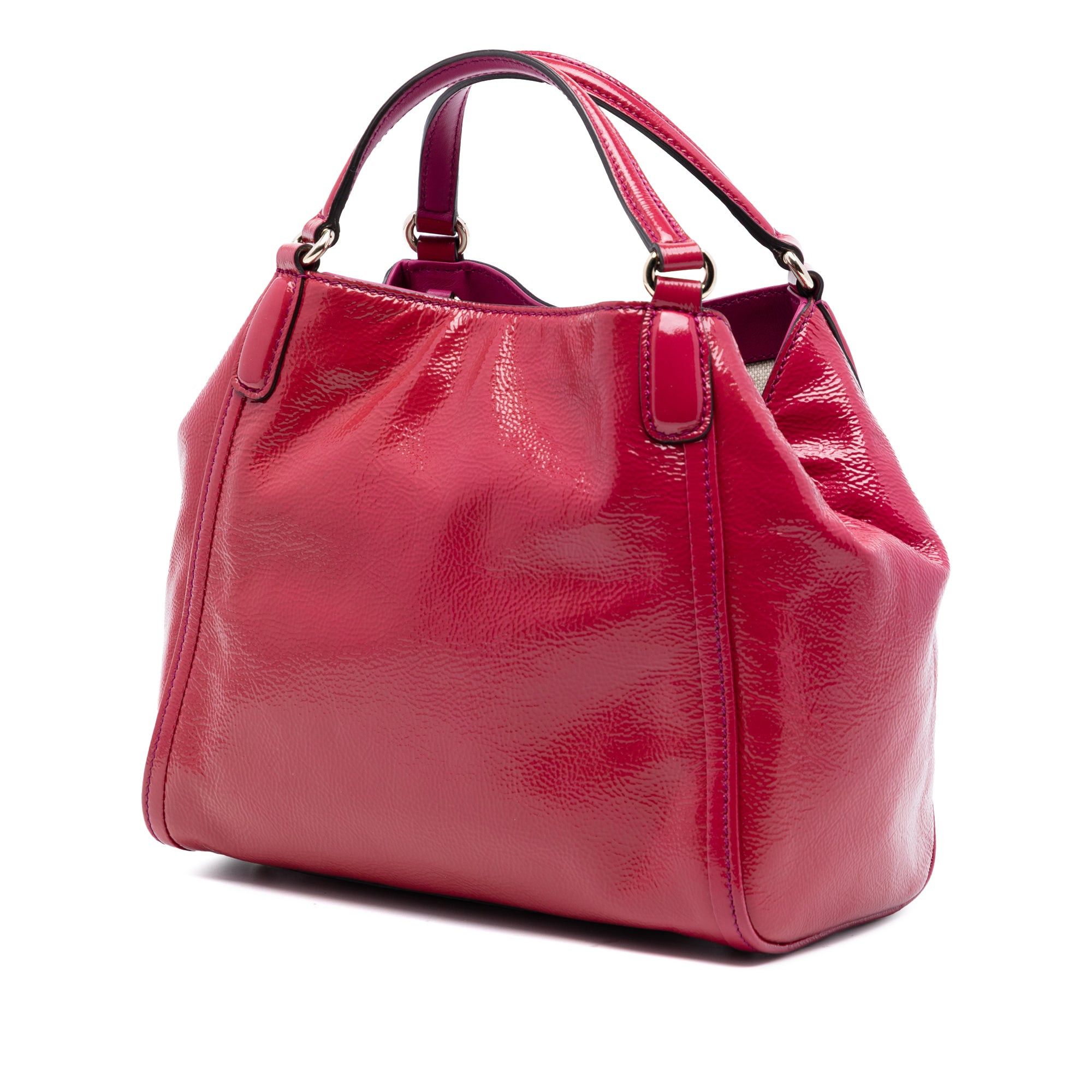 Gucci Small Patent Soho Satchel Size ONE SIZE - 2 Thumbnail