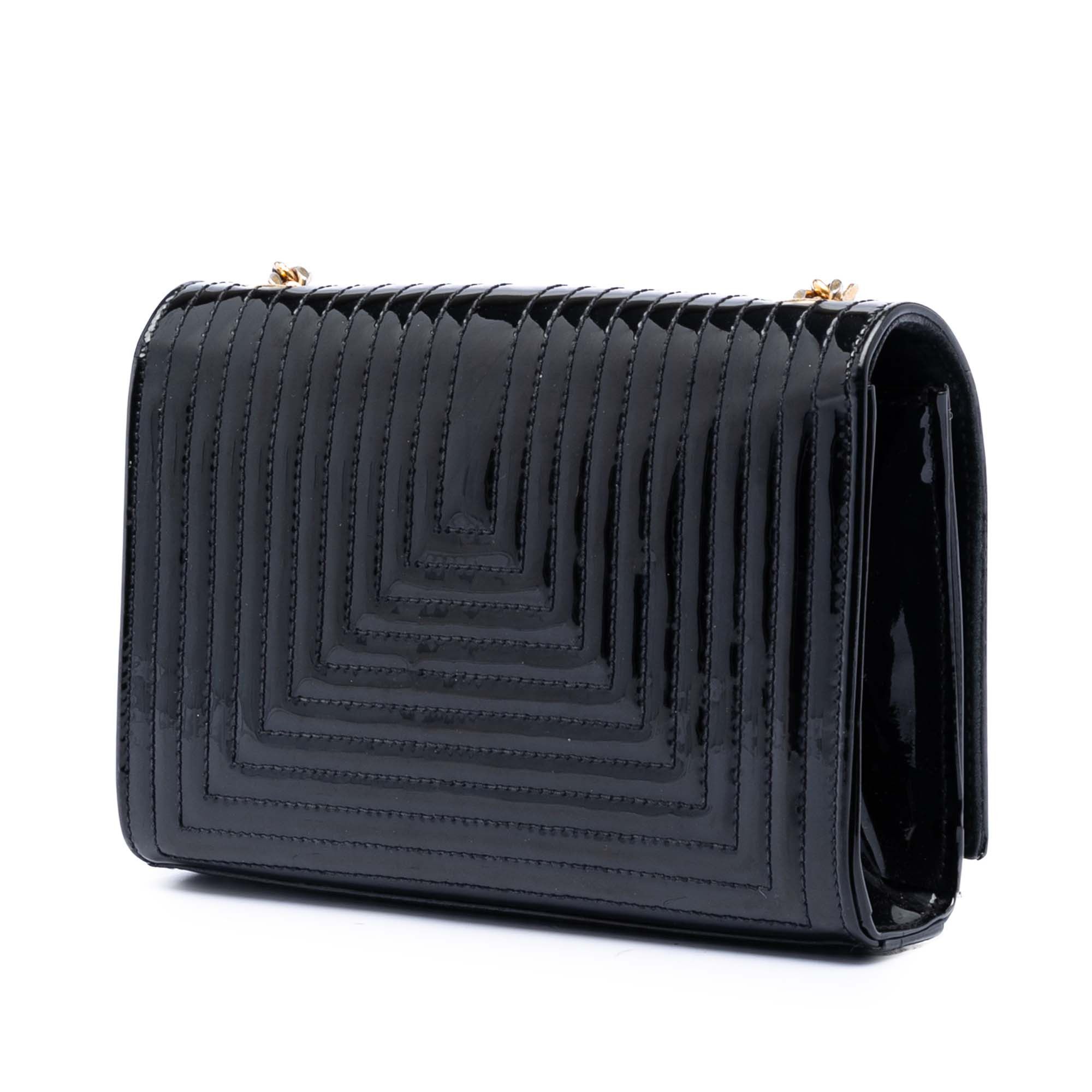 Saint Laurent Paris Small Quilted Patent Monogram Kate Tassel Crossbody Size ONE SIZE - 2 Thumbnail