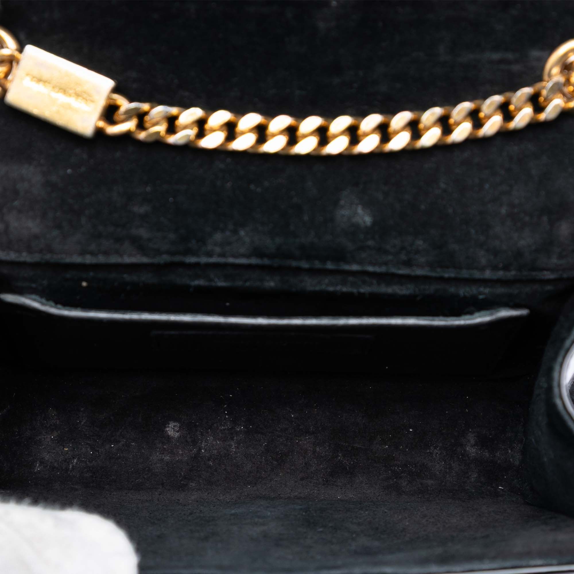 Saint Laurent Paris Small Quilted Patent Monogram Kate Tassel Crossbody Size ONE SIZE - 4 Thumbnail