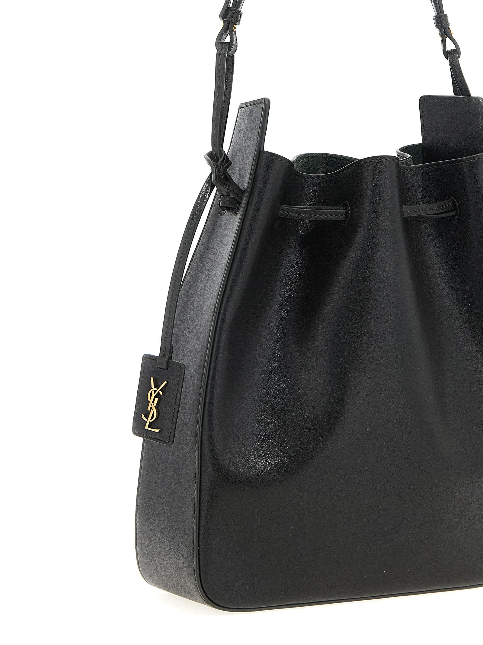Saint Laurent Paris Large Leather Bucket Bag Size ONE SIZE - 3 Thumbnail